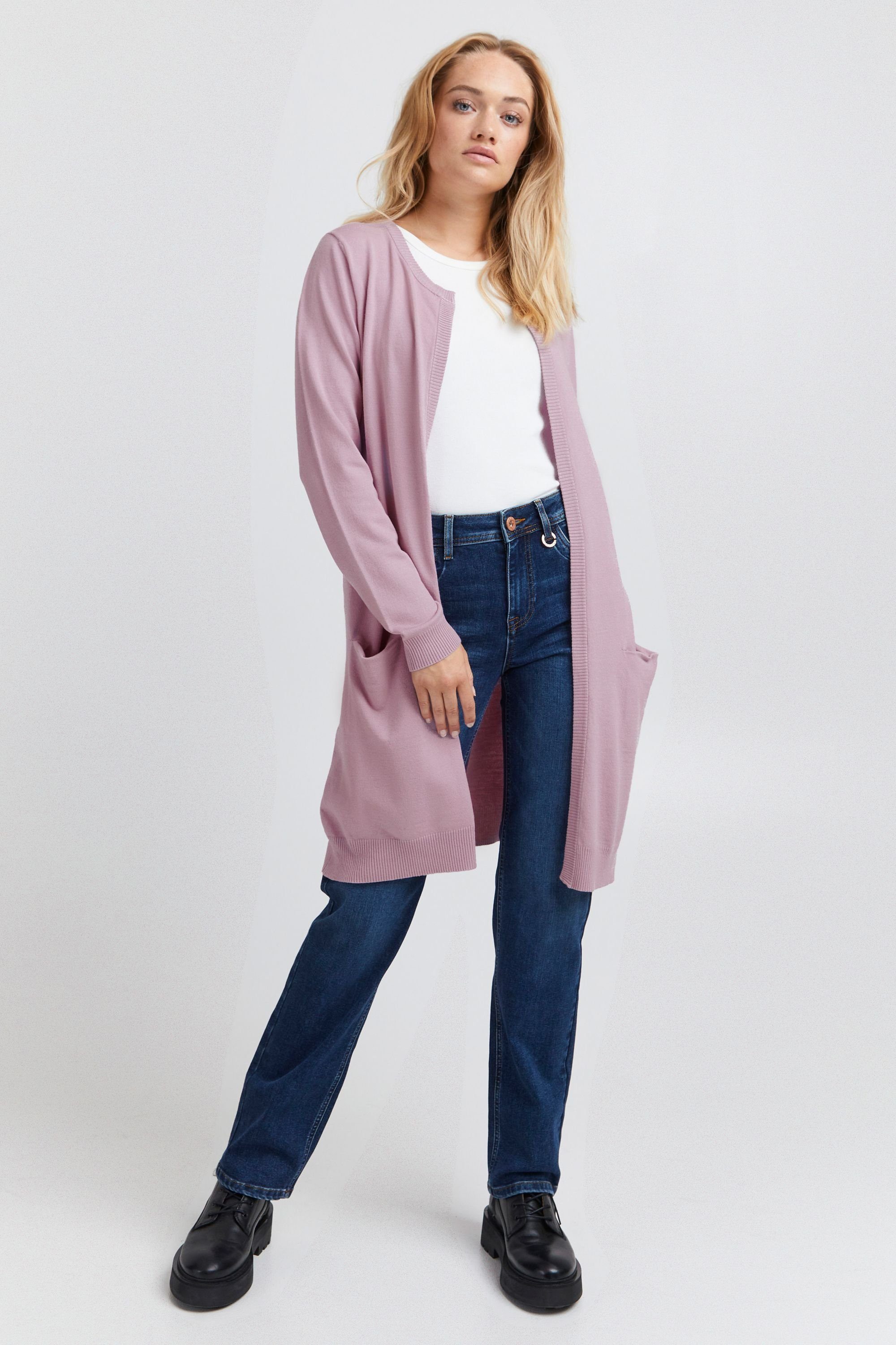 Pulz Jeans Strickjacke PZSARA Lange Strickjacke günstig online kaufen