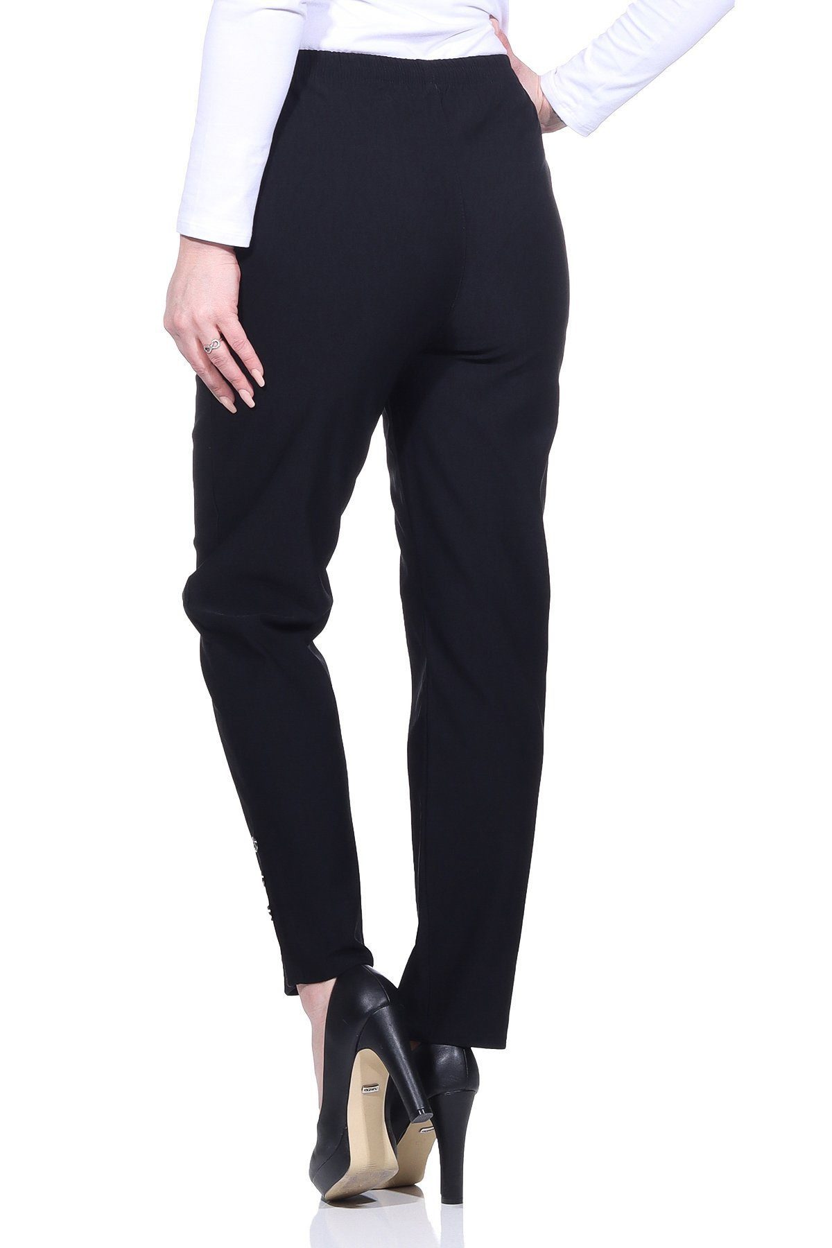 Cherry Berry Schlupfhose Damen Sommerhose luftig leichte Freizeithose mit S günstig online kaufen