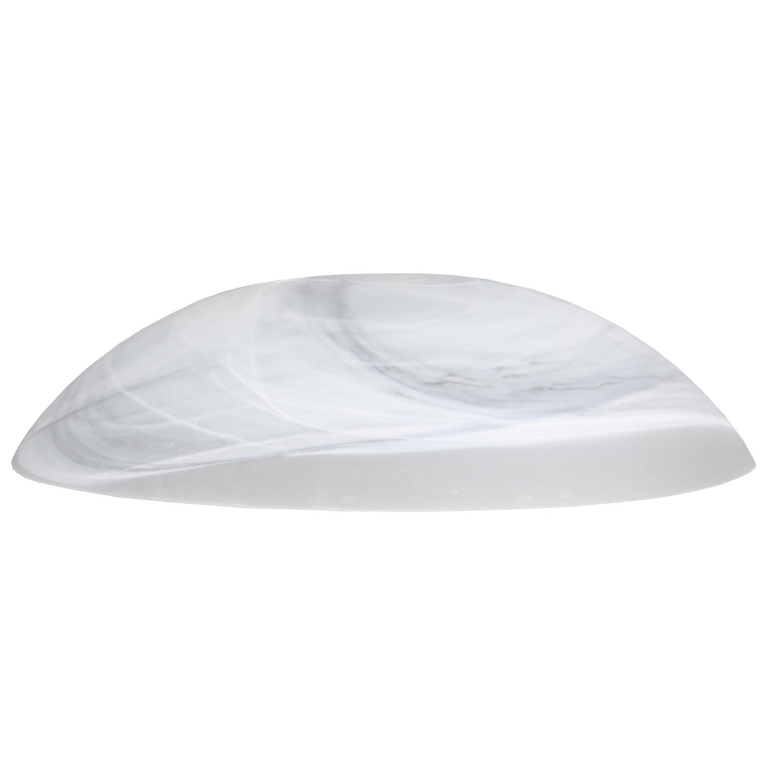 Home4Living Lampenschirm Lampenglas Ersatzglas Ø 40cm Leuchtenglas Alabaster, Dekorativ