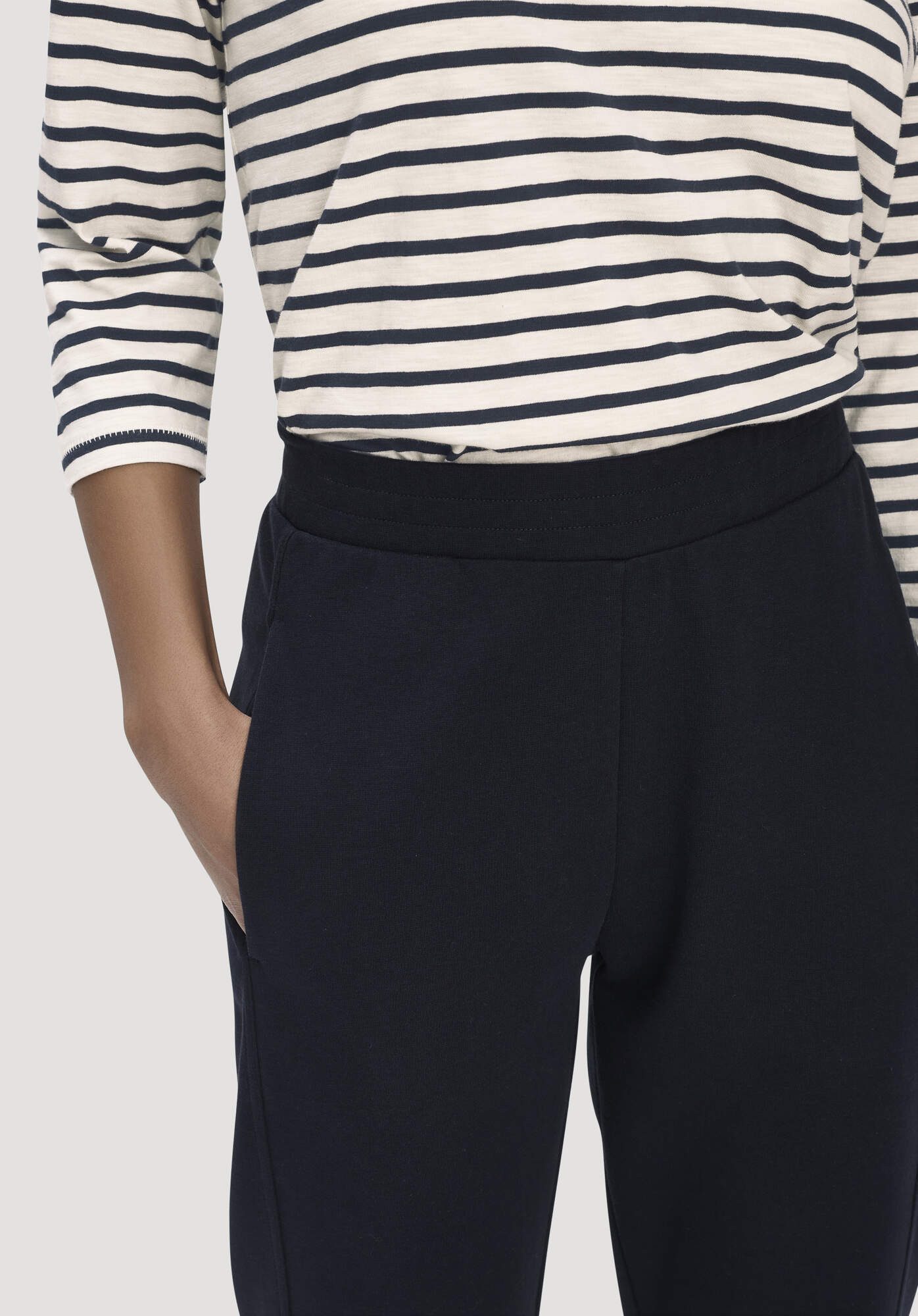 Hessnatur Jerseyhose aus Bio-Baumwolle (1-tlg)
