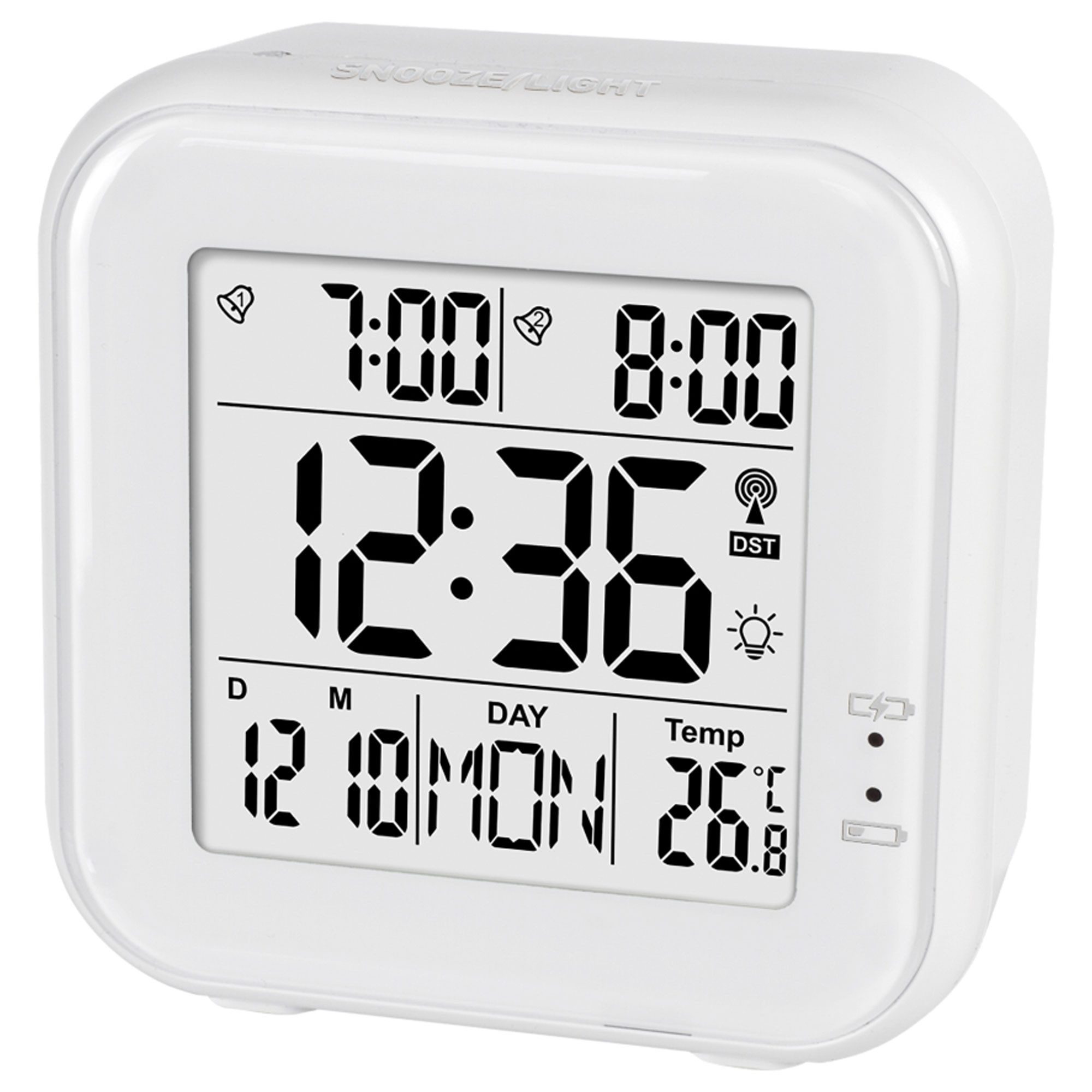 Funkwecker Digitaler Funk-Wecker mit Temperatur, Datum günstig online kaufen
