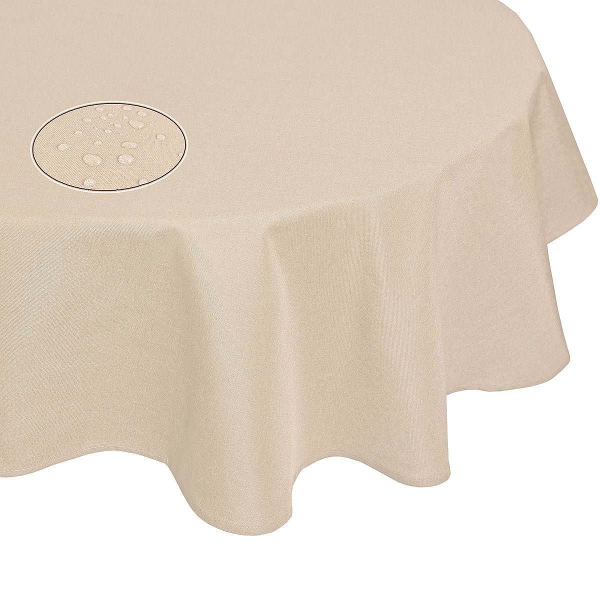Fiora Tischdecke Lotuseffekt Tischtuch bügelfreie Tischdecke mit Fleckschutz (1-tlg), uni, fleckenabweisend