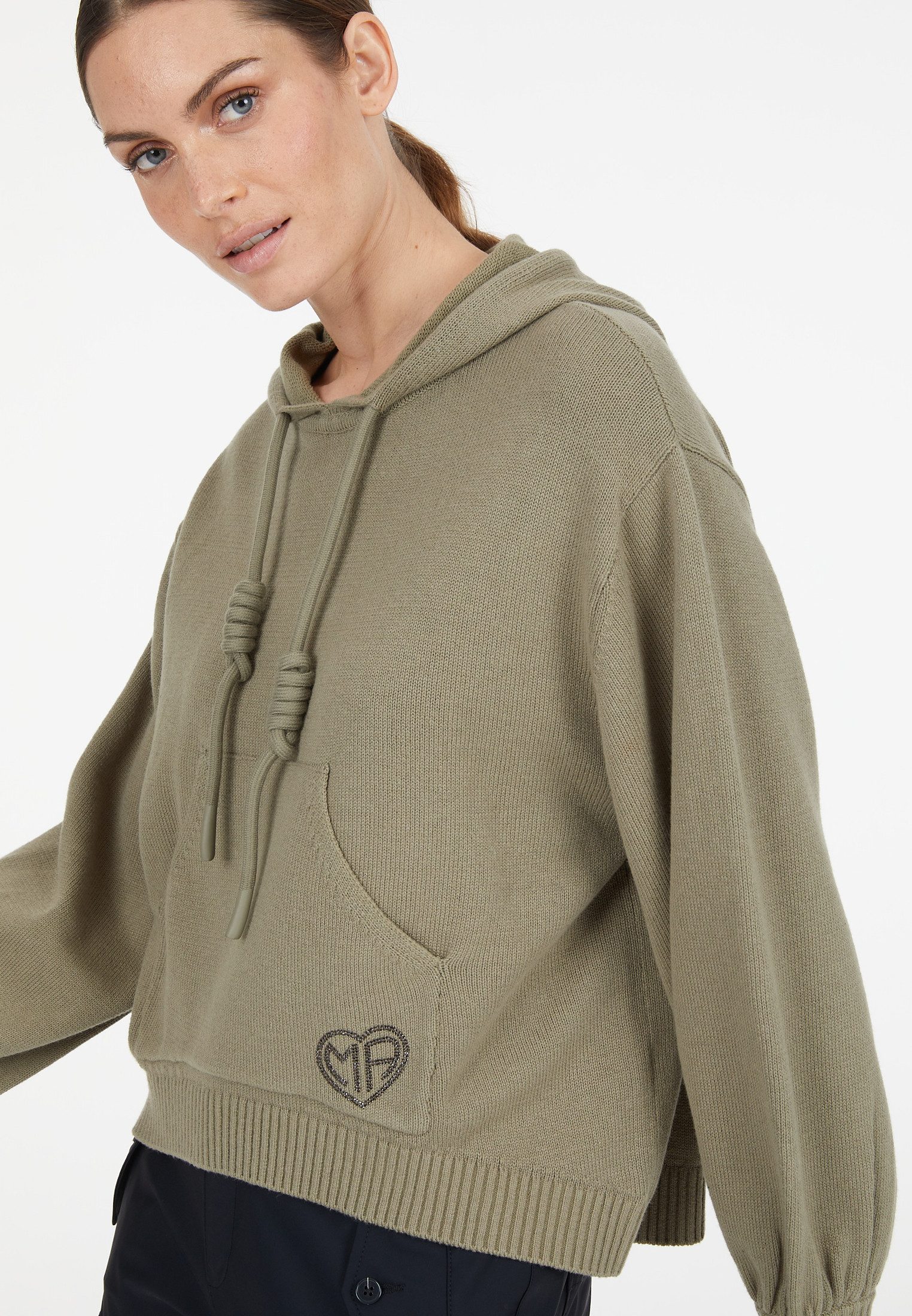 MARC AUREL Kapuzenpullover aus Cotton-Cashmere