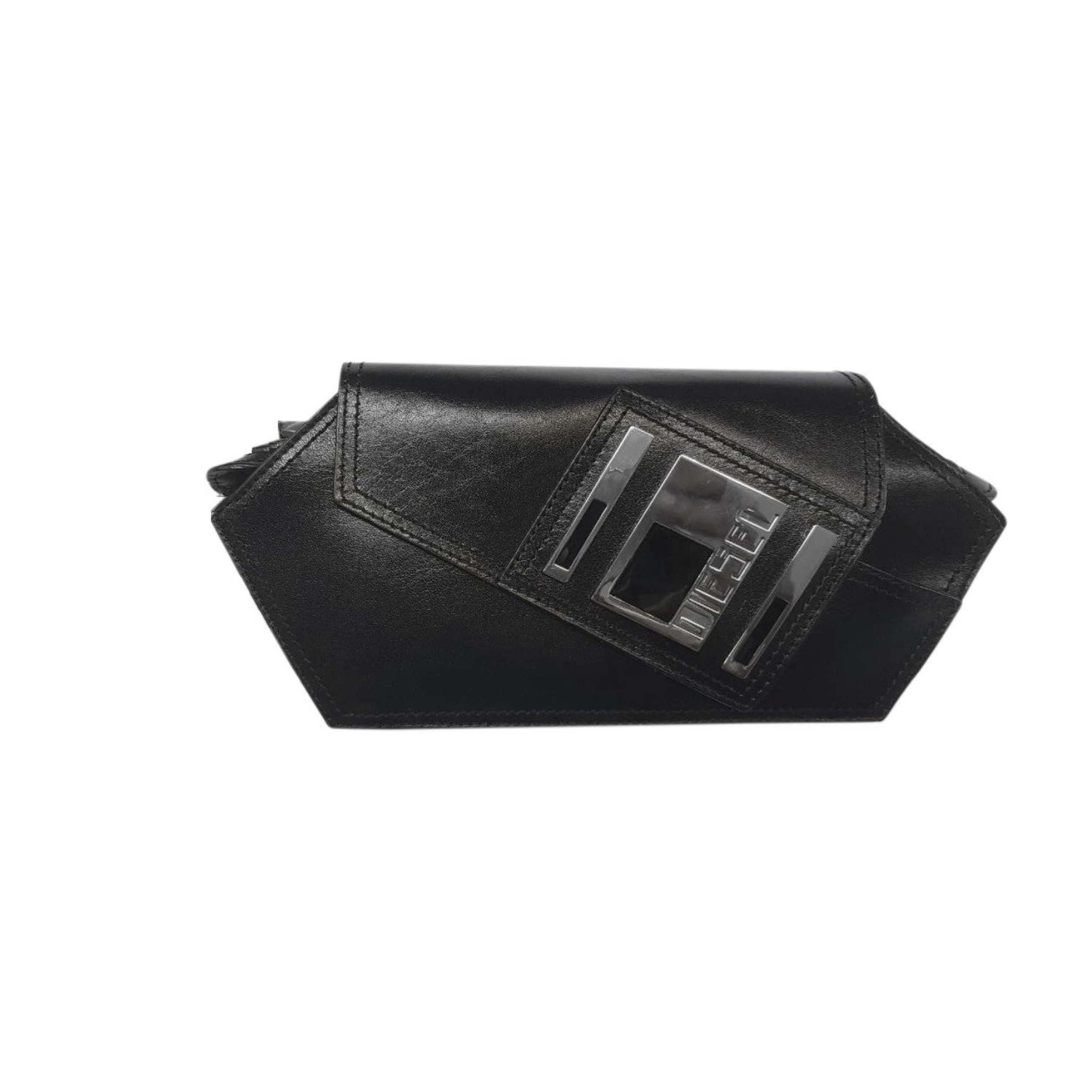 Diesel Reisetasche Außergewöhnlich schöne Lederhandtasche im schwarze