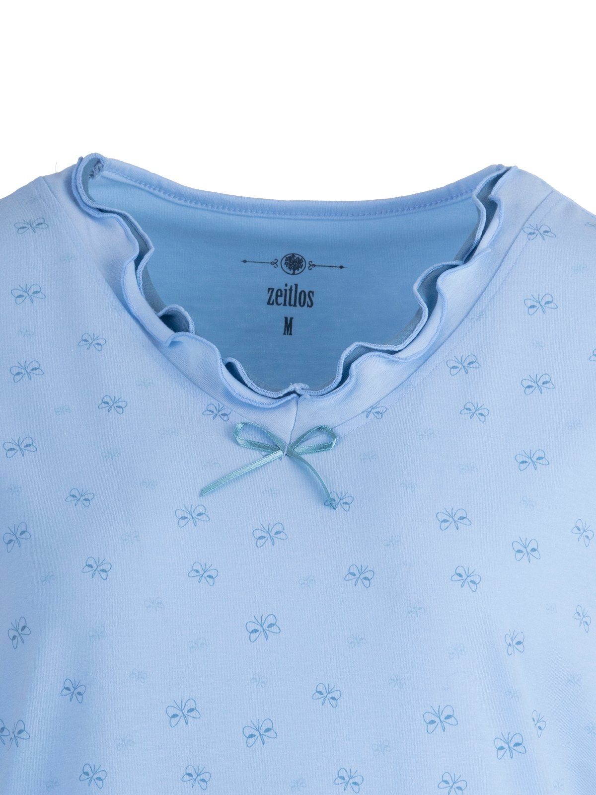 zeitlos Nachthemd Nachthemd Kurzarm - Herz Punkte Schmetterling günstig online kaufen