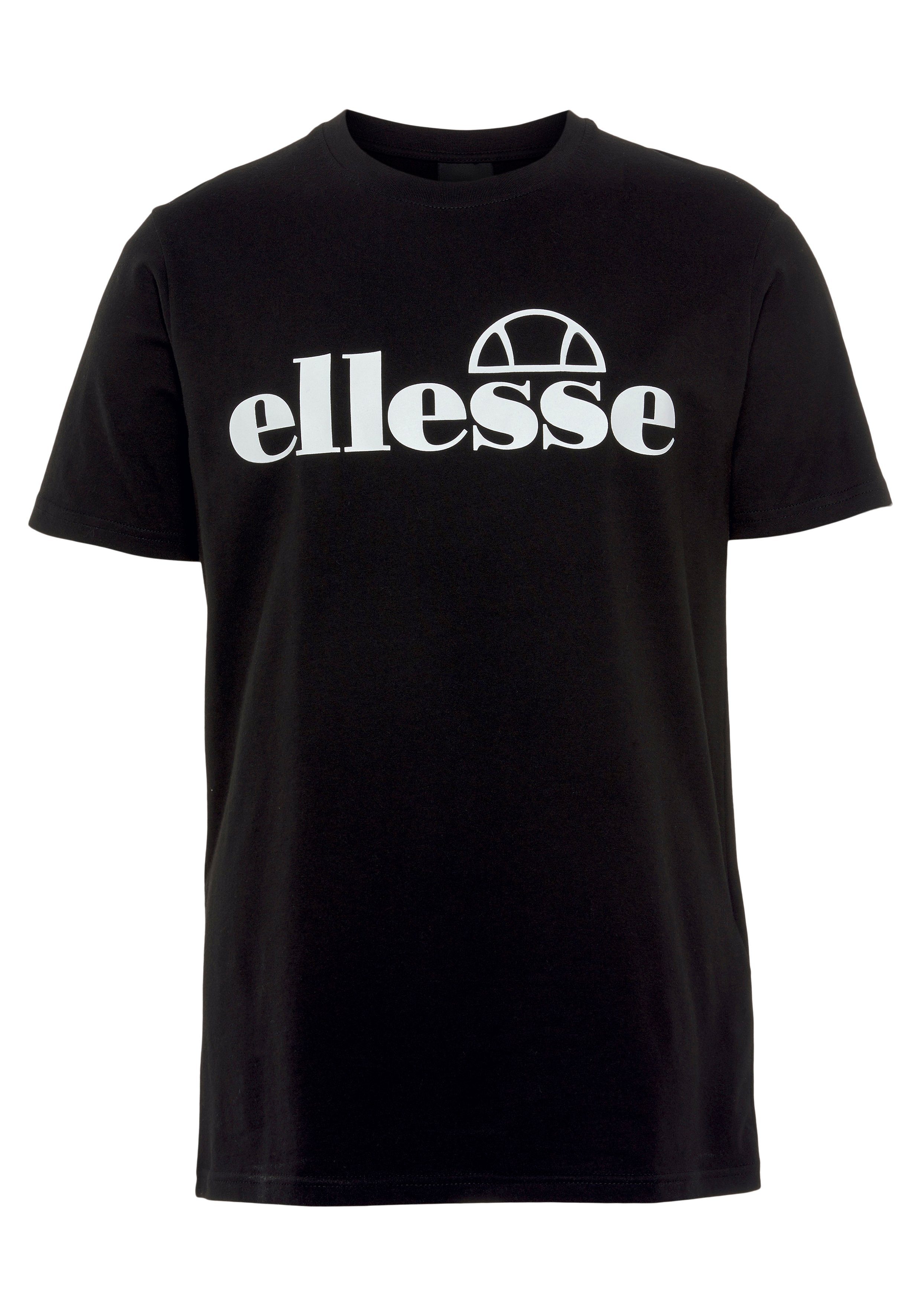 T-Shirt 2-tlg) FUENTI SET schwarz (Packung, Ellesse