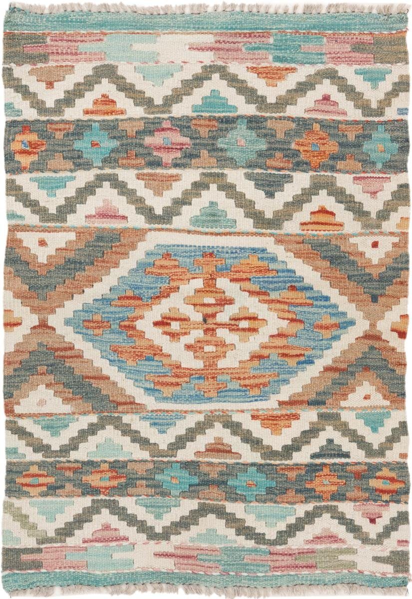 Orientteppich Kelim Afghan 62x89 Handgewebter Orientteppich, Nain Trading, rechteckig, Höhe: 3 mm