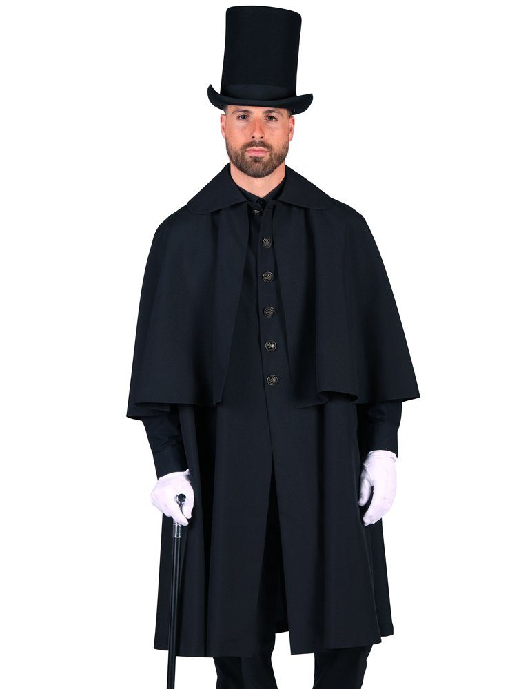 thetru Kostüm Schwarzer Kutschermantel für Herren, Kostüm Mitte günstig online kaufen