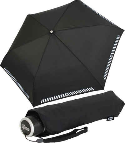 iX-brella Taschenregenschirm Mini Kinderschirm Safety Reflex extra leicht, reflektierend