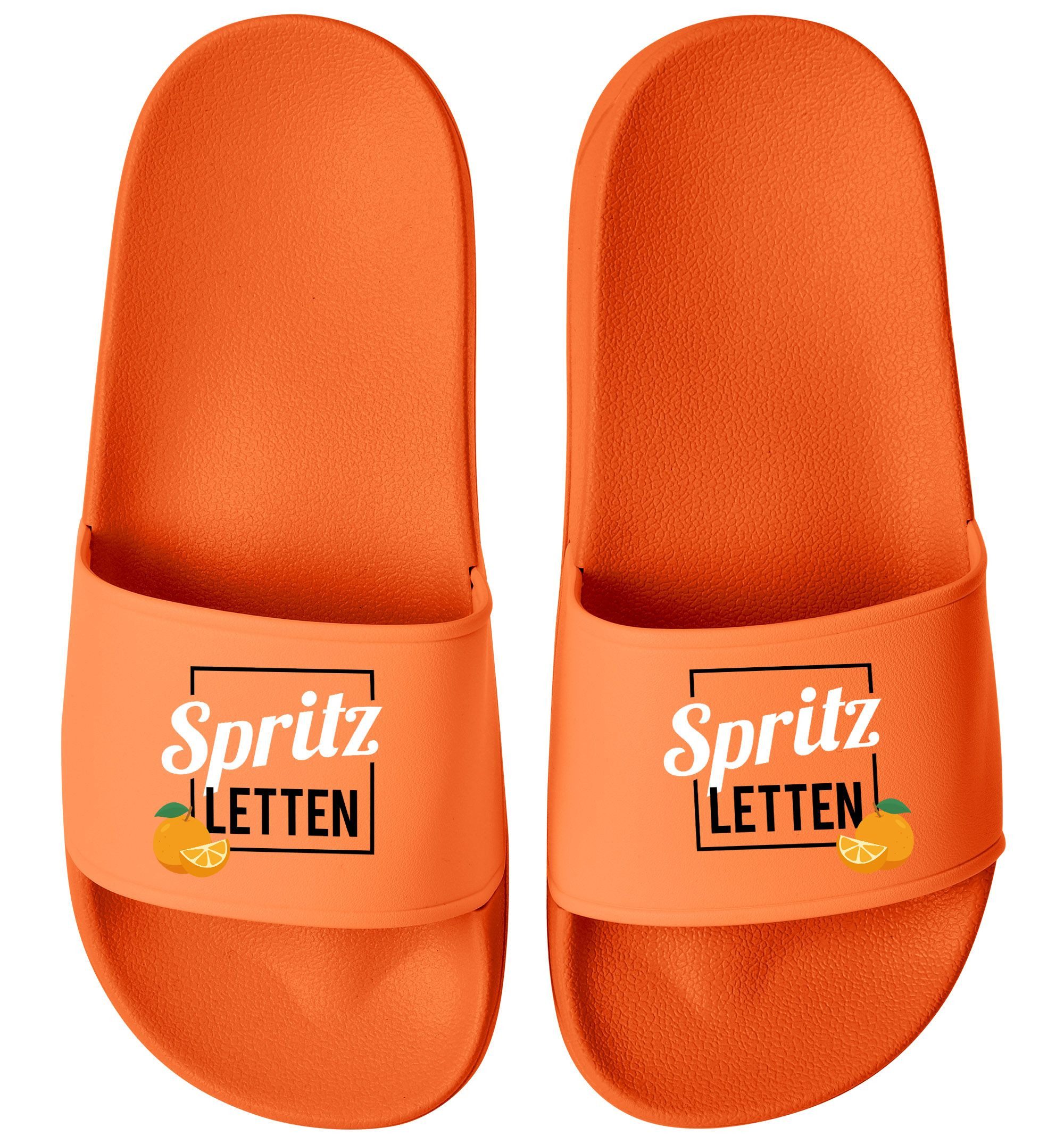 MoonWorks Badeschlappen Spritz-Letten Aperitiv Getränk Sommer Badelatschen Badesandale