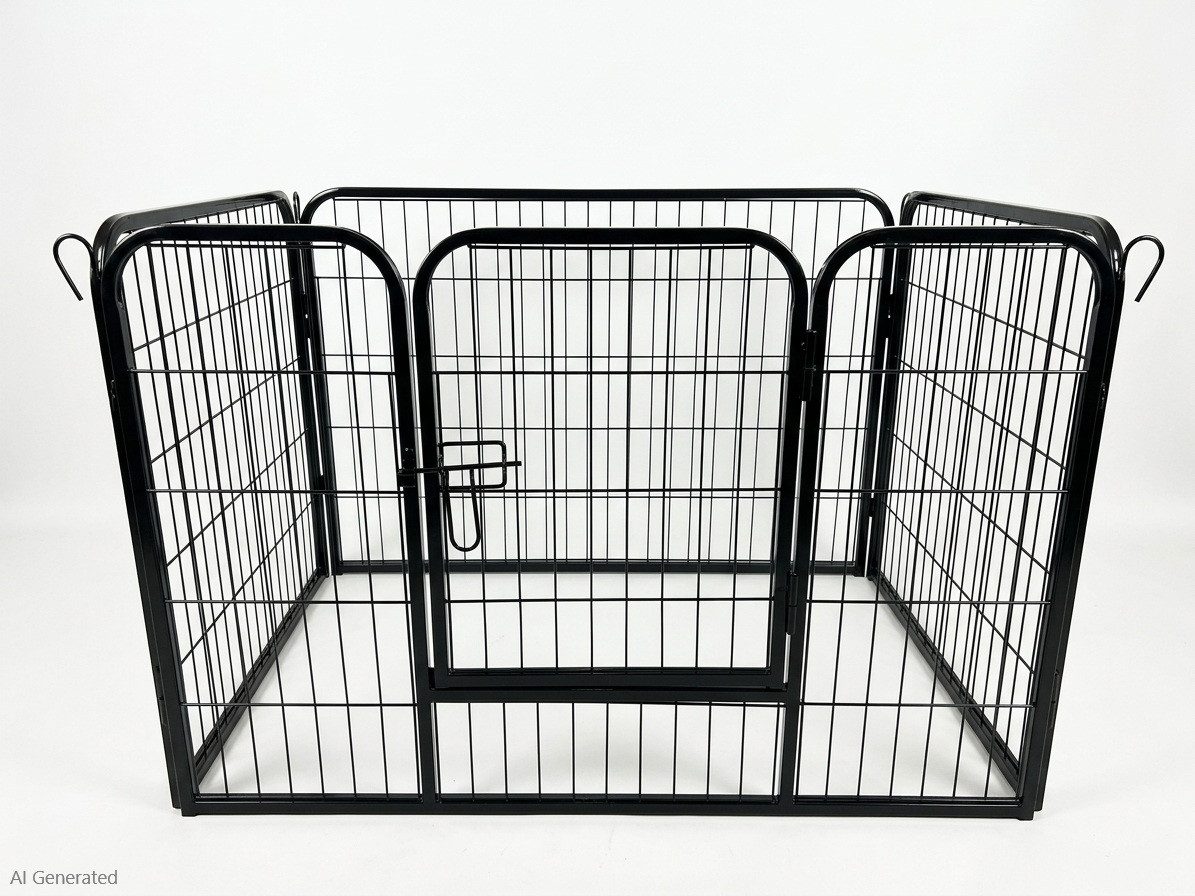 MYPETS Freigehege Welpenauslauf Welpenlaufstall Puppy Freigehege Hunde Laufstall Welpen