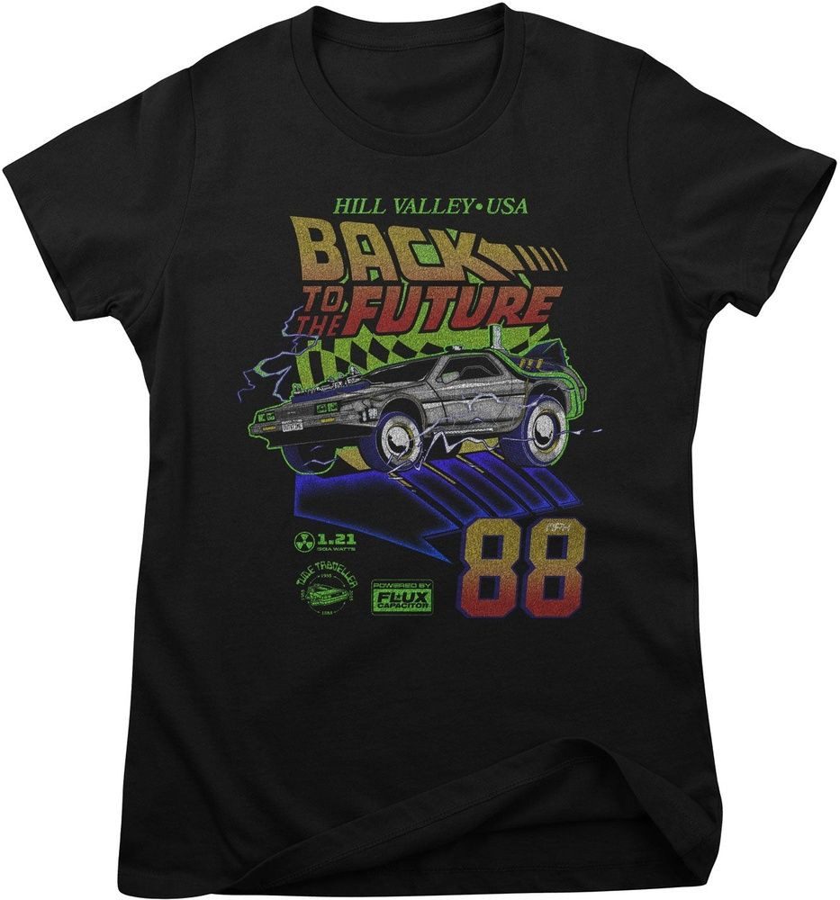 Back to the Future T-Shirt Back To The Future In Full Speed Girly Tee
