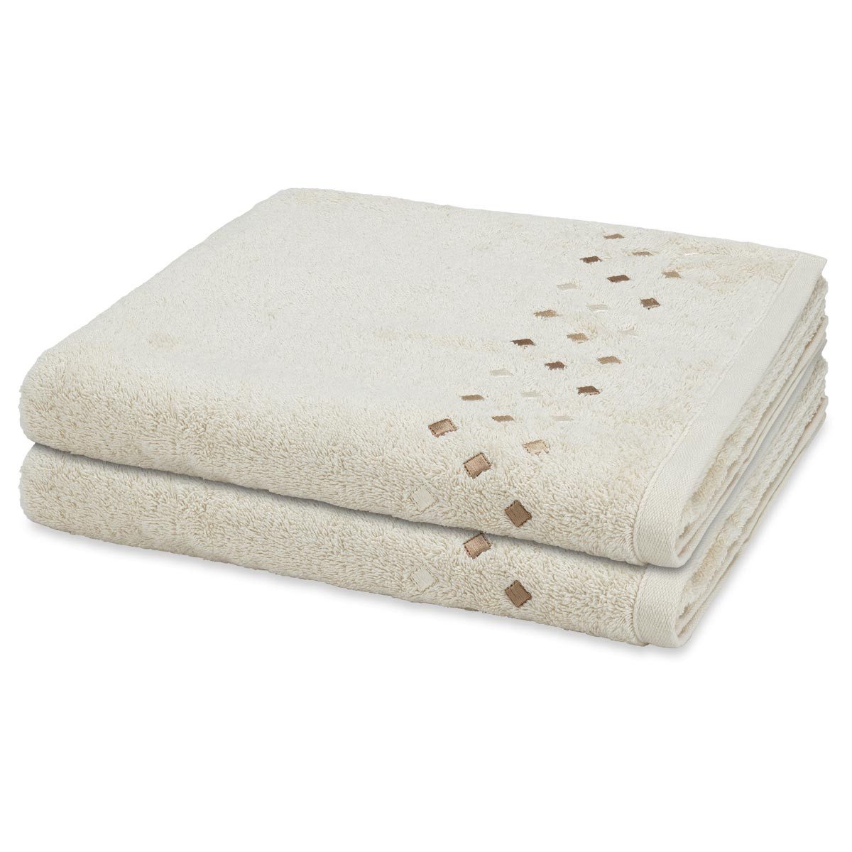 ROSS Handtuch Set Stoneline, Frottee (Spar-Set, 2-St), 2 X Duschtuch im Set - Baumwolle - Saugstark