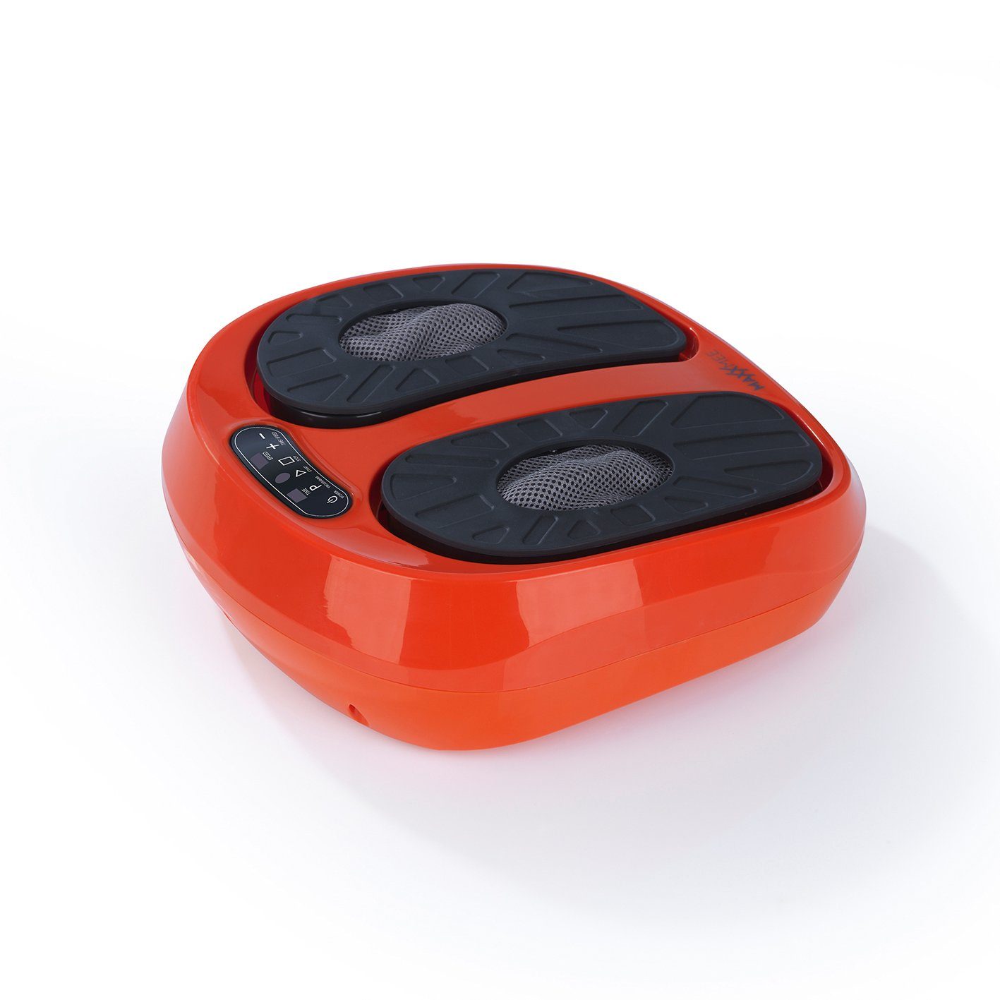 MAXXMEE Vibrationsplatte, 30 W, 15 Training Massage in Orange & Intensitätsstufen