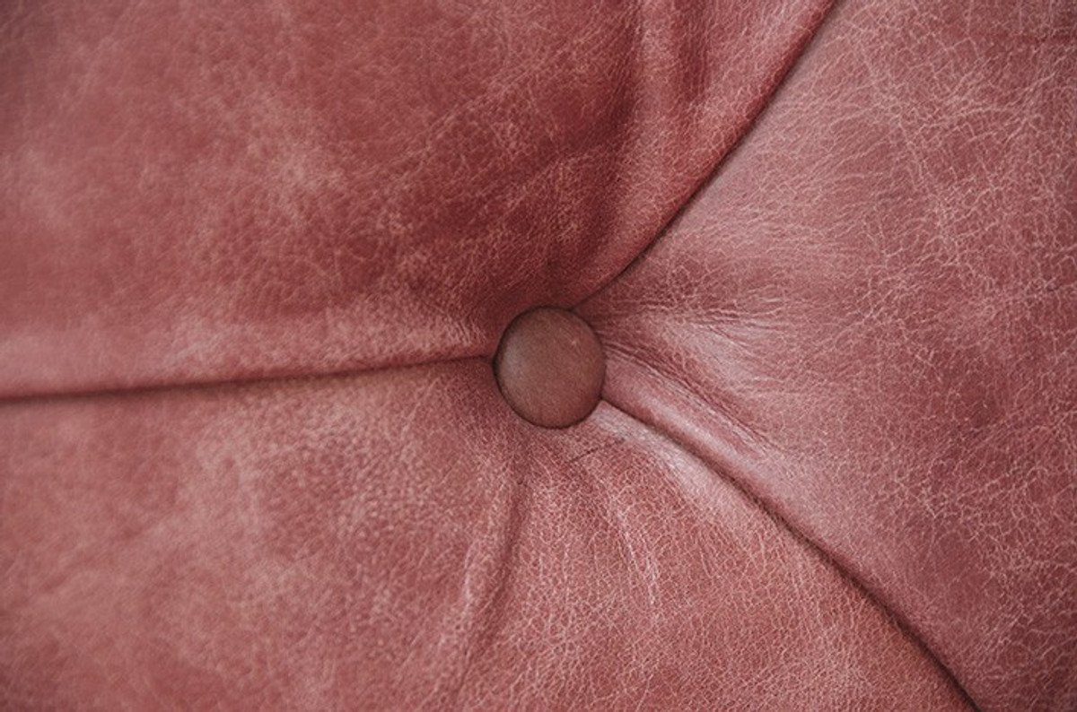 Vintage von Chesterfield-Sofa Leder Red Padrino Echt Leder Casa Seater Galata Chesterfield Luxus 2.5 Sofa