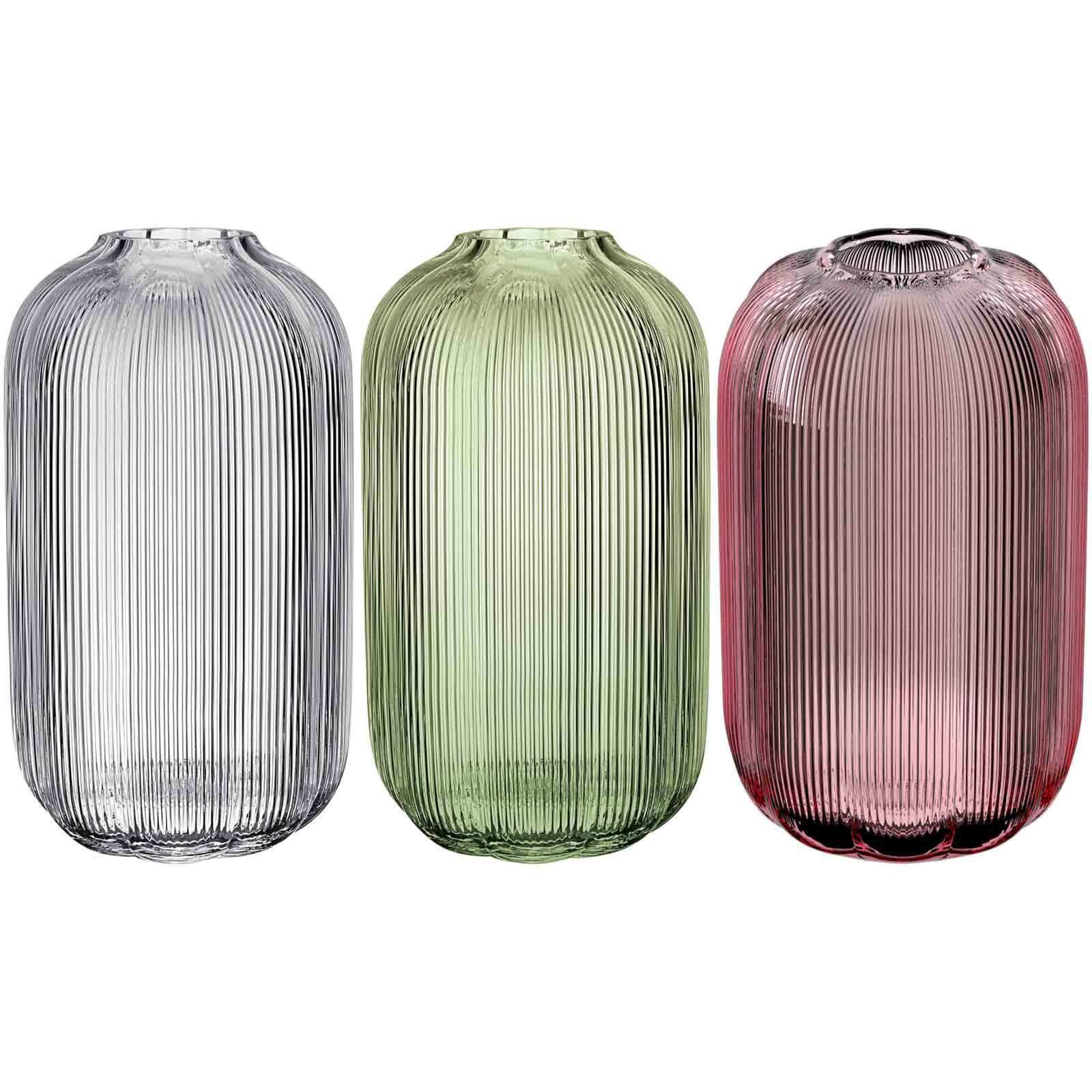 Villeroy & Boch Dekovase Fleur Vasen-Set 28 cm 3-tlg. (3x Vase, 3 St)