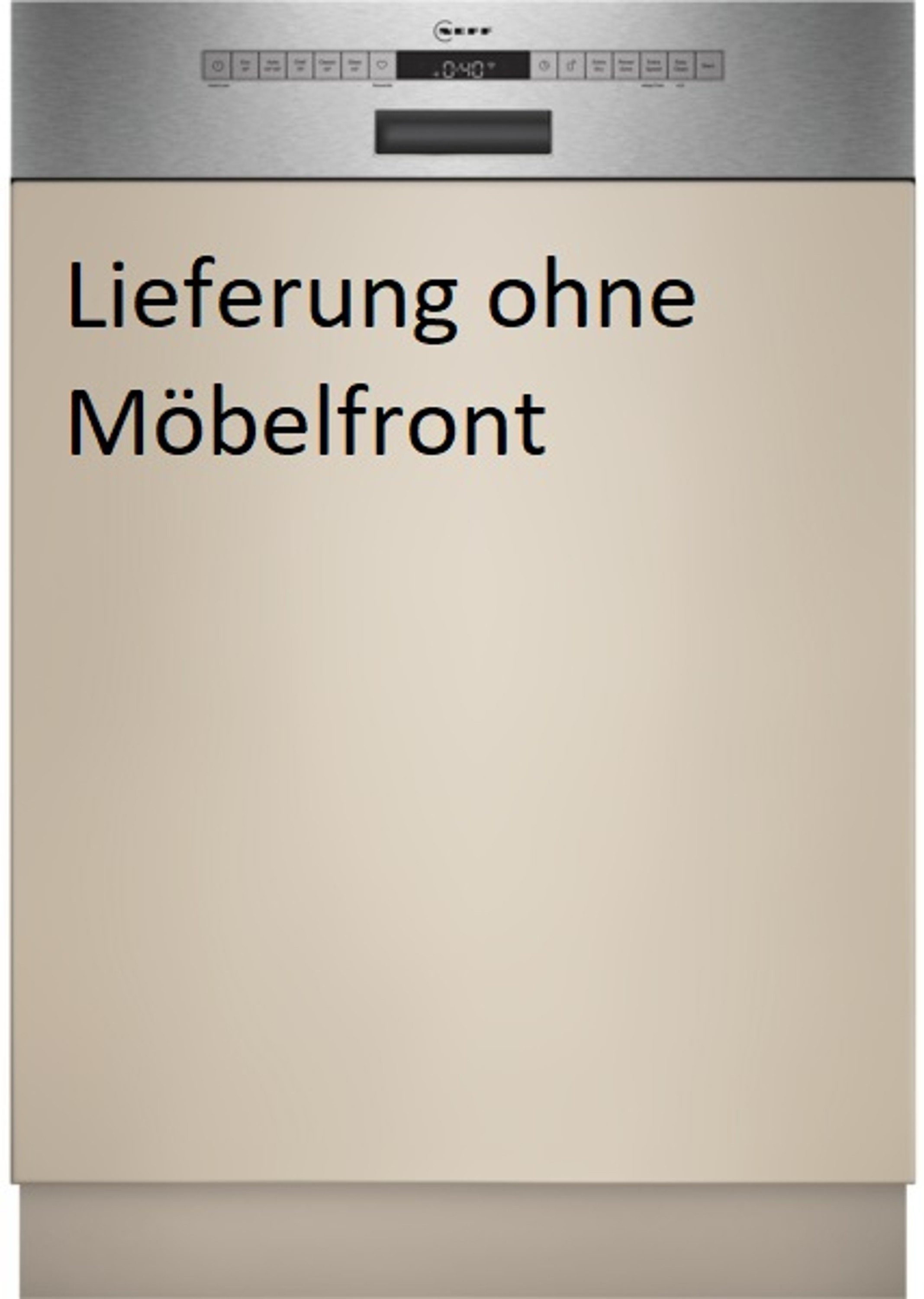 NEFF teilintegrierbarer Geschirrspüler S145EVS04E, 9 l, 14 Maßgedecke, leise, Wifi-fähig, Programme Download