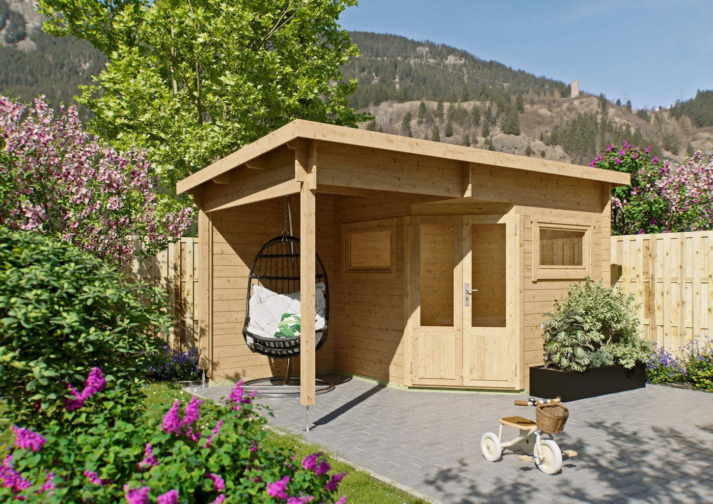 Fjordholz Gartenhaus Leva 2B