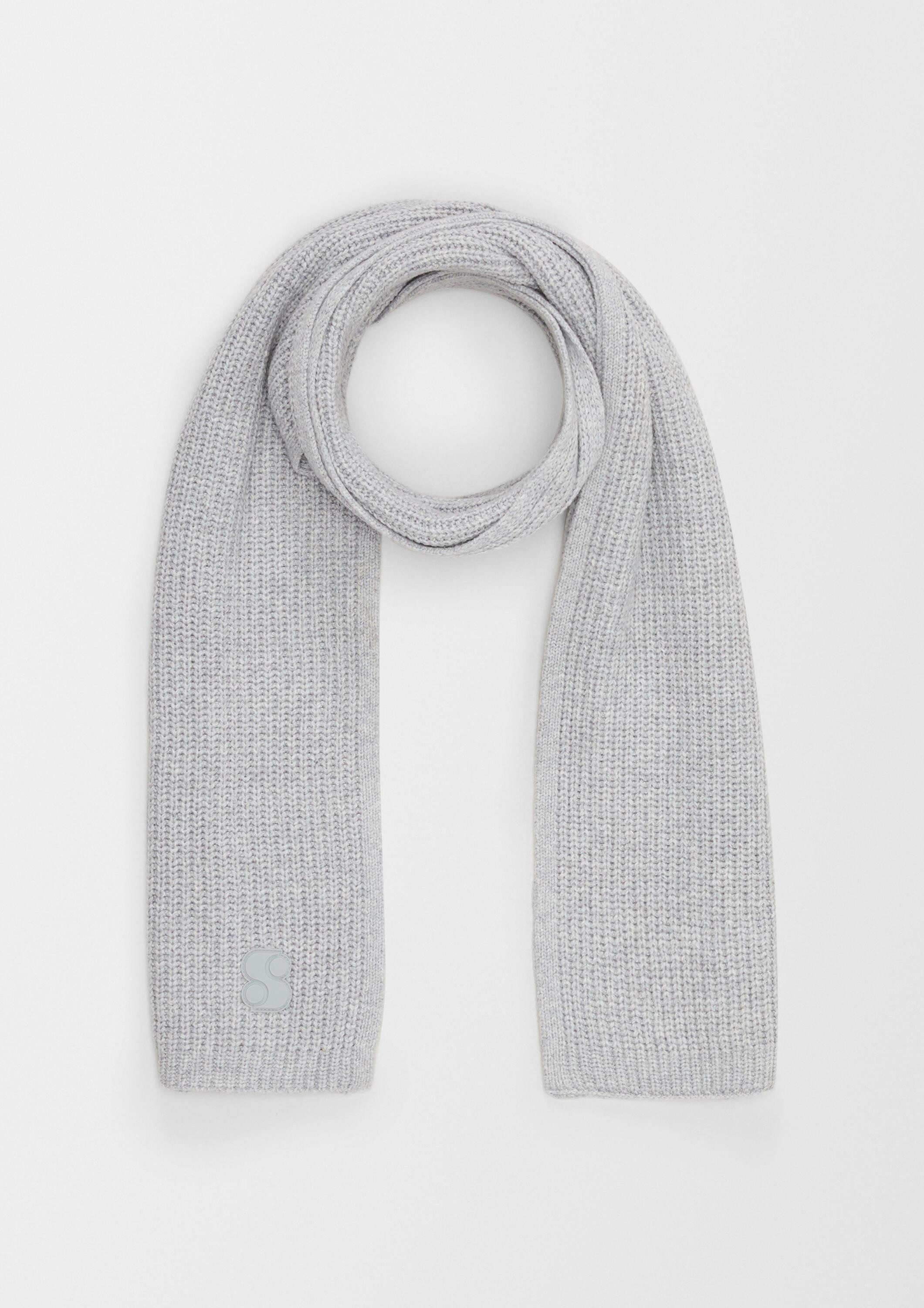 s.Oliver Schal Tuch, Strickschal aus Viskosemix günstig online kaufen