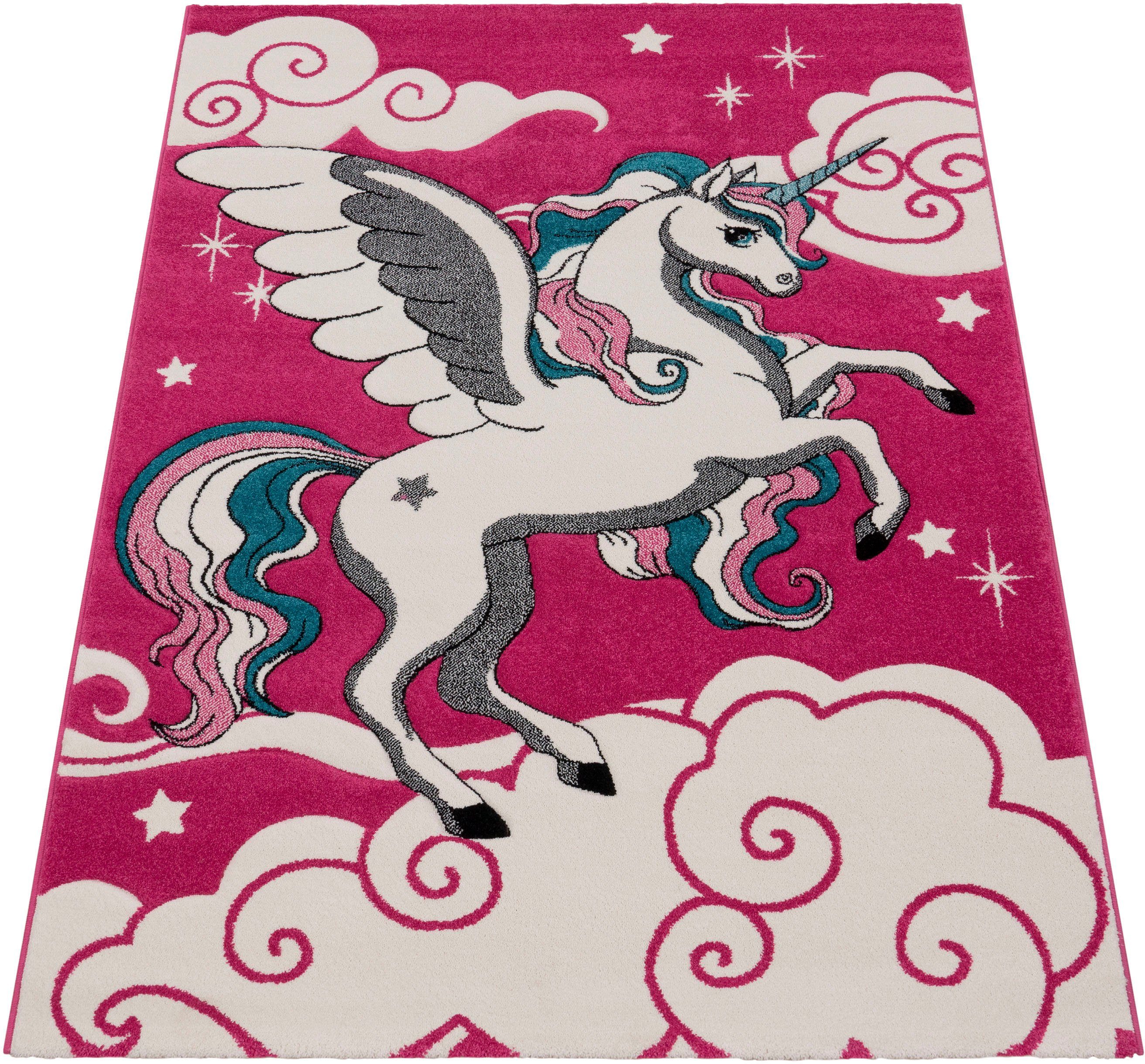 Paco Home Kinderteppich Diamond 640, rechteckig, Höhe: 16 mm, 3D-Design, Mo günstig online kaufen