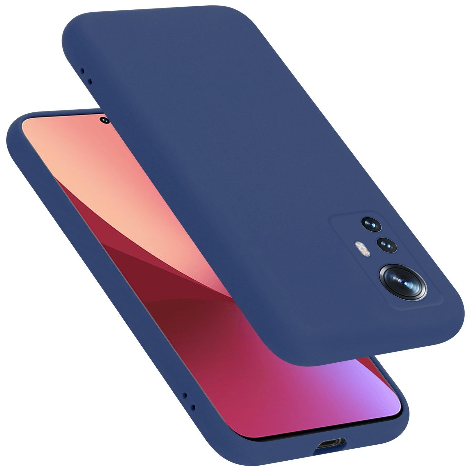 Cadorabo Handyhülle für Xiaomi 12 / 12X Hülle Xiaomi 12 / 12X, Flexible Hülle TPU Silikon Schutzhülle Back Cover Case