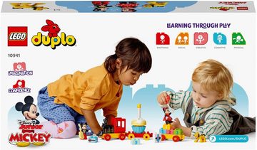 LEGO® Konstruktionsspielsteine Mickys und Minnies Geburtstagszug (10941), LEGO® DUPLO® Disney™, (22 St), Made in Europe