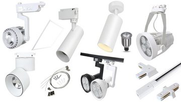 JVmoebel LED Deckenstrahler Schienen Lampen System Led Studio Decken Abhänger Strahler Spots Licht, Kaltweiß