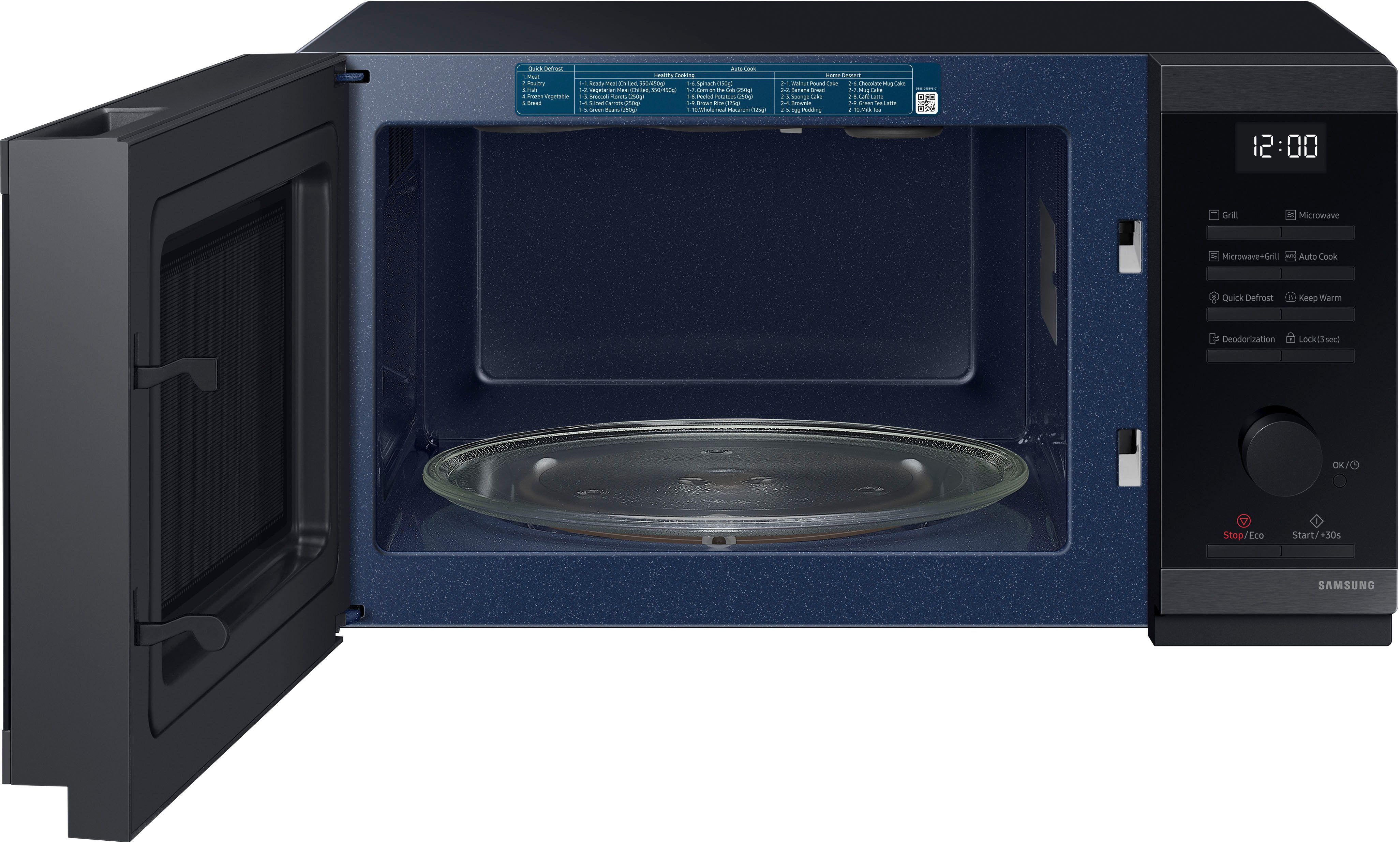 Samsung Mikrowelle MG23DG4524AGE1, 23 l, 23 ℓ Mikrowelle mit Grill, 800 W