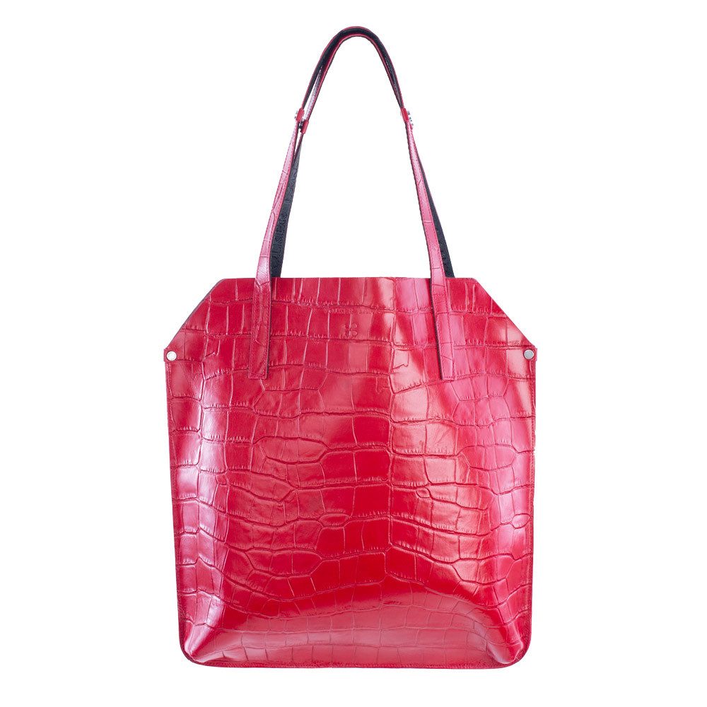 VOLKER LANG Shopper JOY - Mittelgroße Lederbeuteltasche ohne Futter