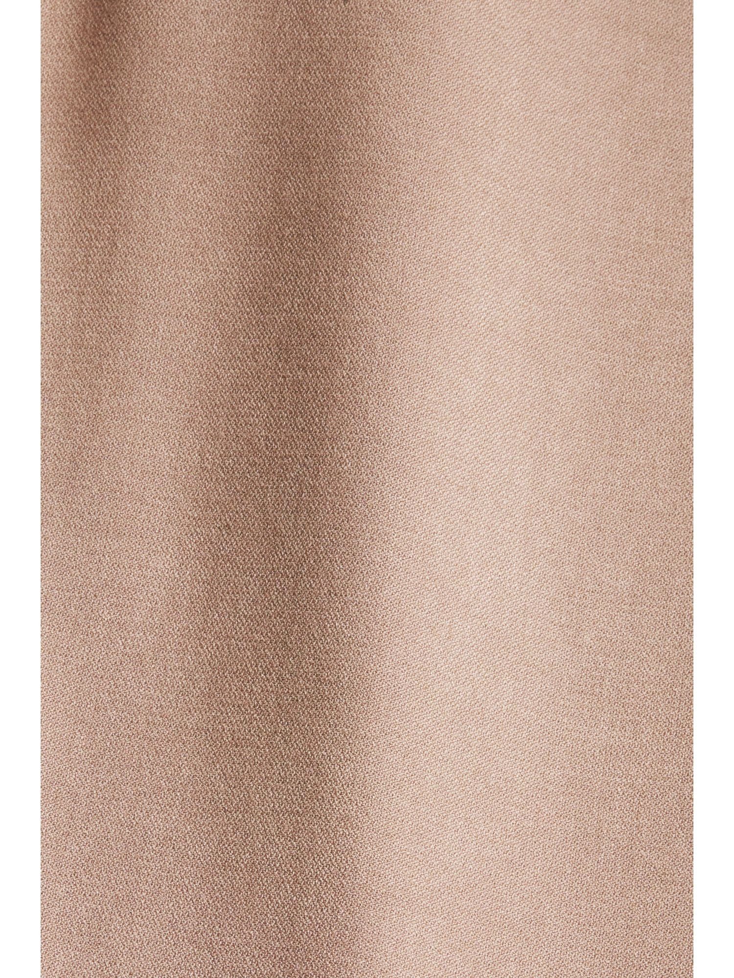 TAUPE (1-tlg) Shorts Esprit Bermudas mit Bundfalten