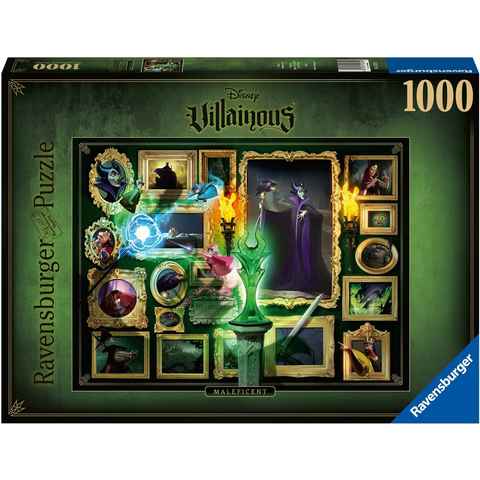 Ravensburger Puzzle Disney Villainous: Maleficent, 1000 Puzzleteile, Made in Germany, FSC® - schützt Wald - weltweit