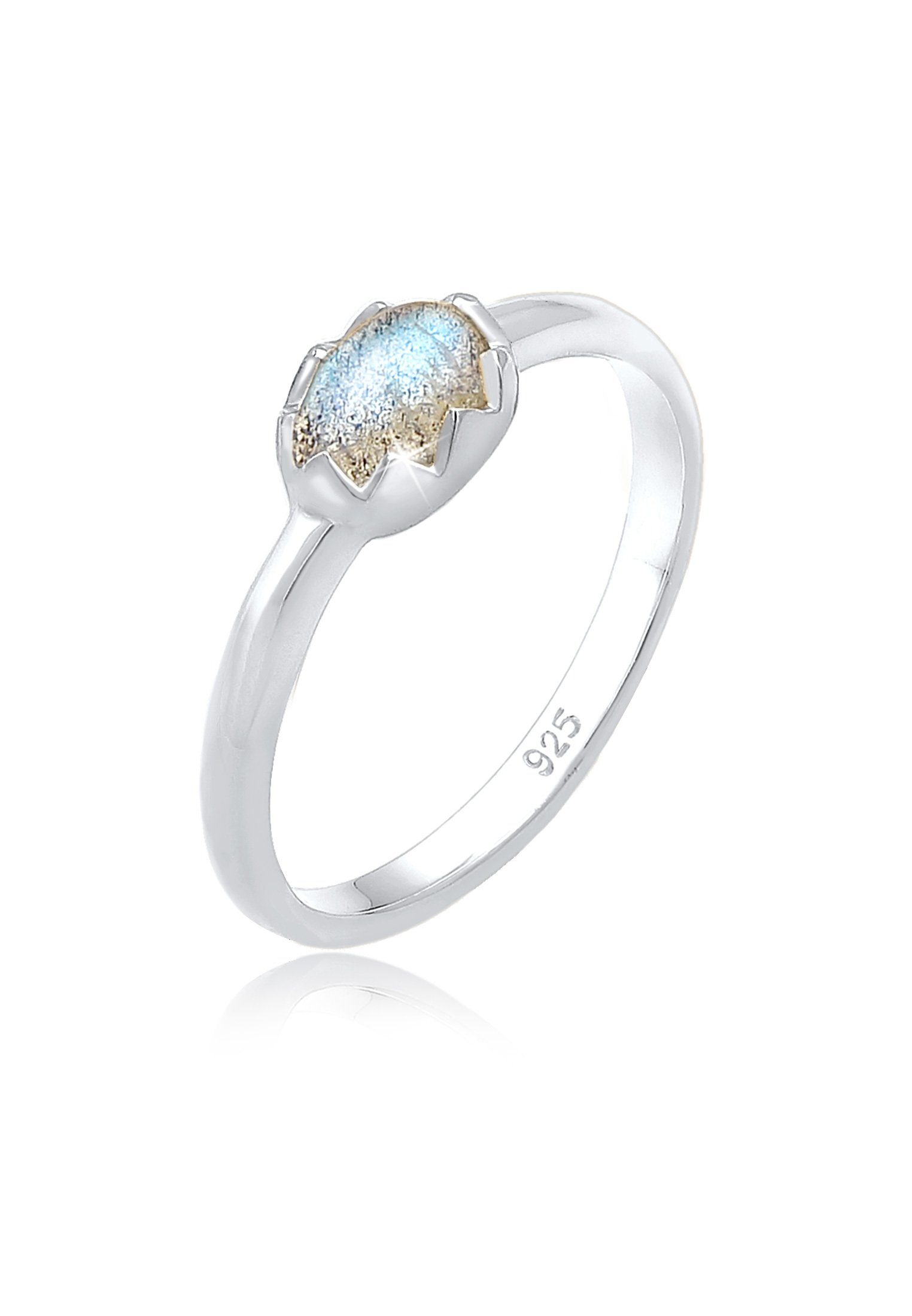 Elli Verlobungsring Labradorit Grau 925 Sterling günstig online kaufen