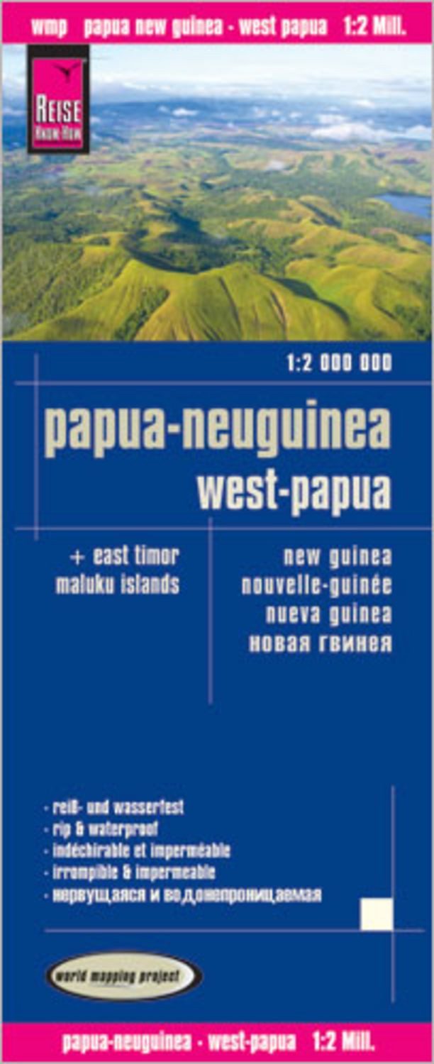 Reise Know-How Landkarte Papua-Neuguinea, Indonesien: West-Papua, Molu / Reise Know-How Verlag Reise Know-How Verlag Peter Rump