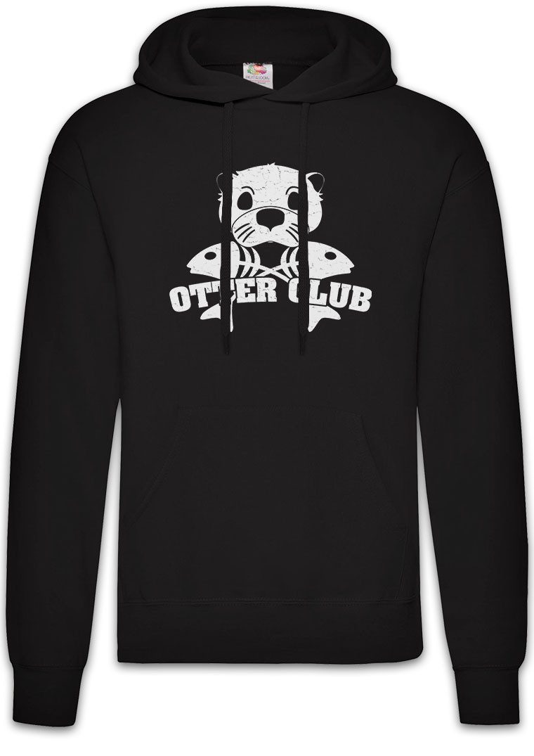 Hoodie Otter Club Herren Hoodie Patch Biker MC Wildlife lontra Nutria