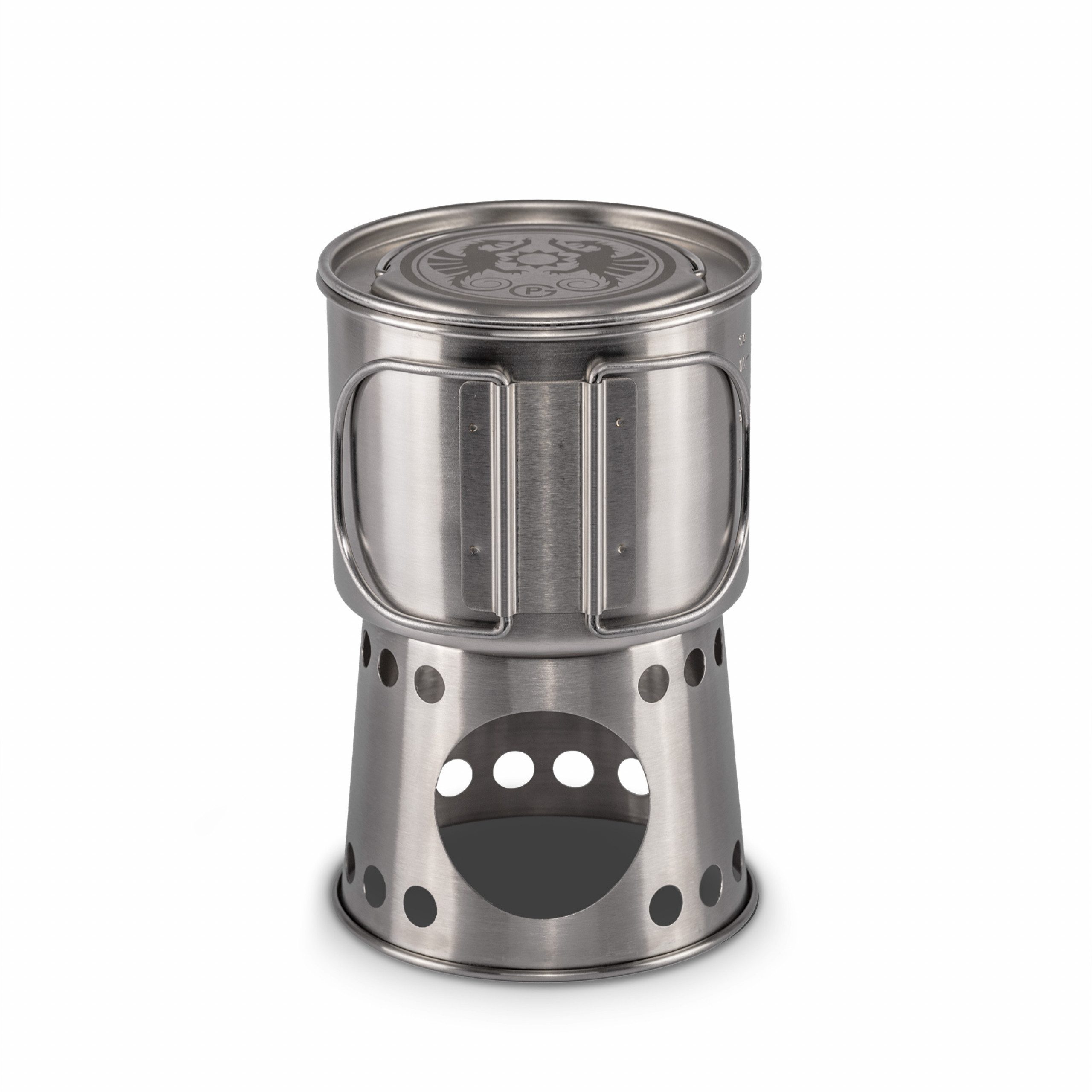 Petromax Feuerstelle Petromax Kochbecher 2 in 1 Kochstelle und Becher mit klappbaren