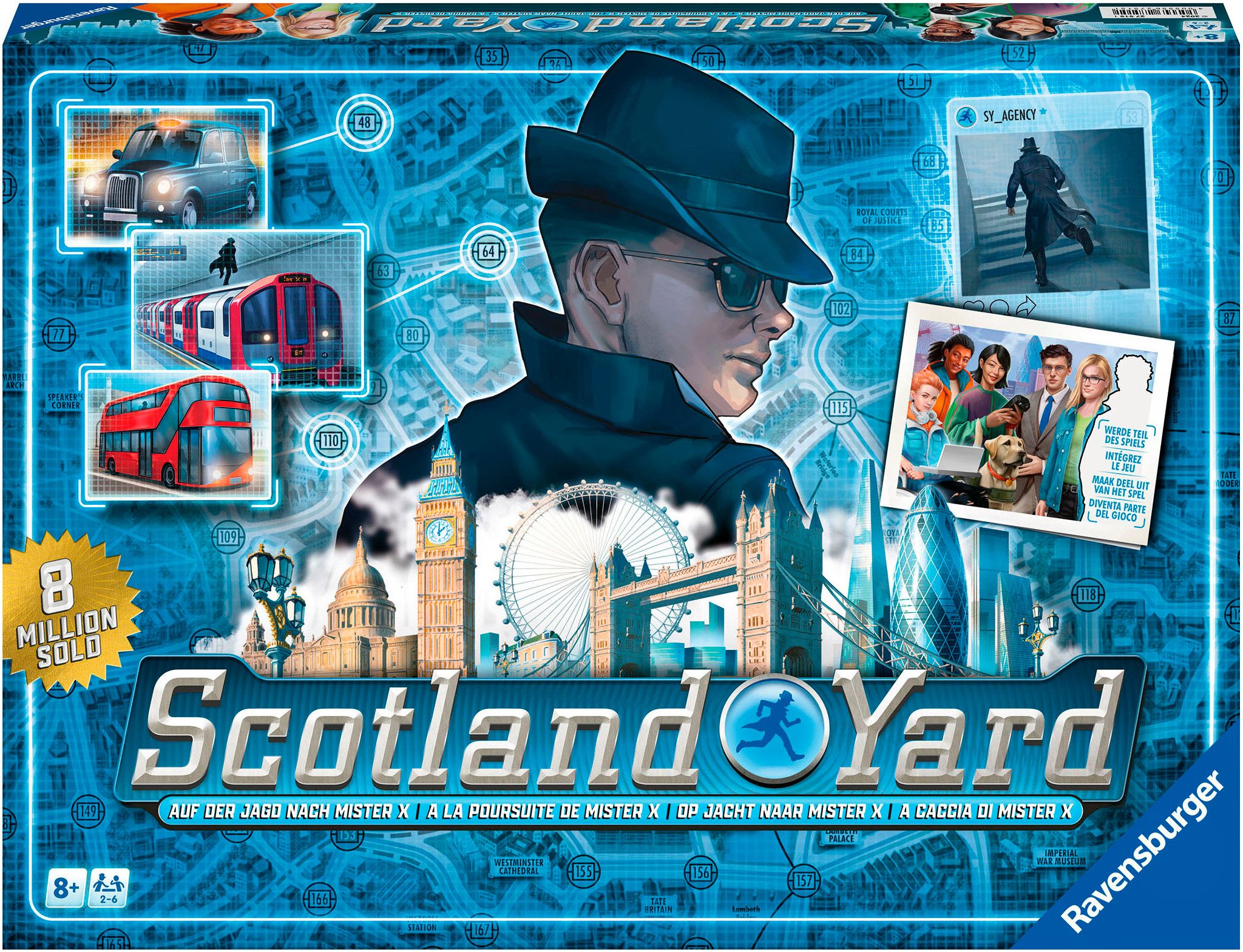 Ravensburger Spiel Scotland Yard, Made in Europe