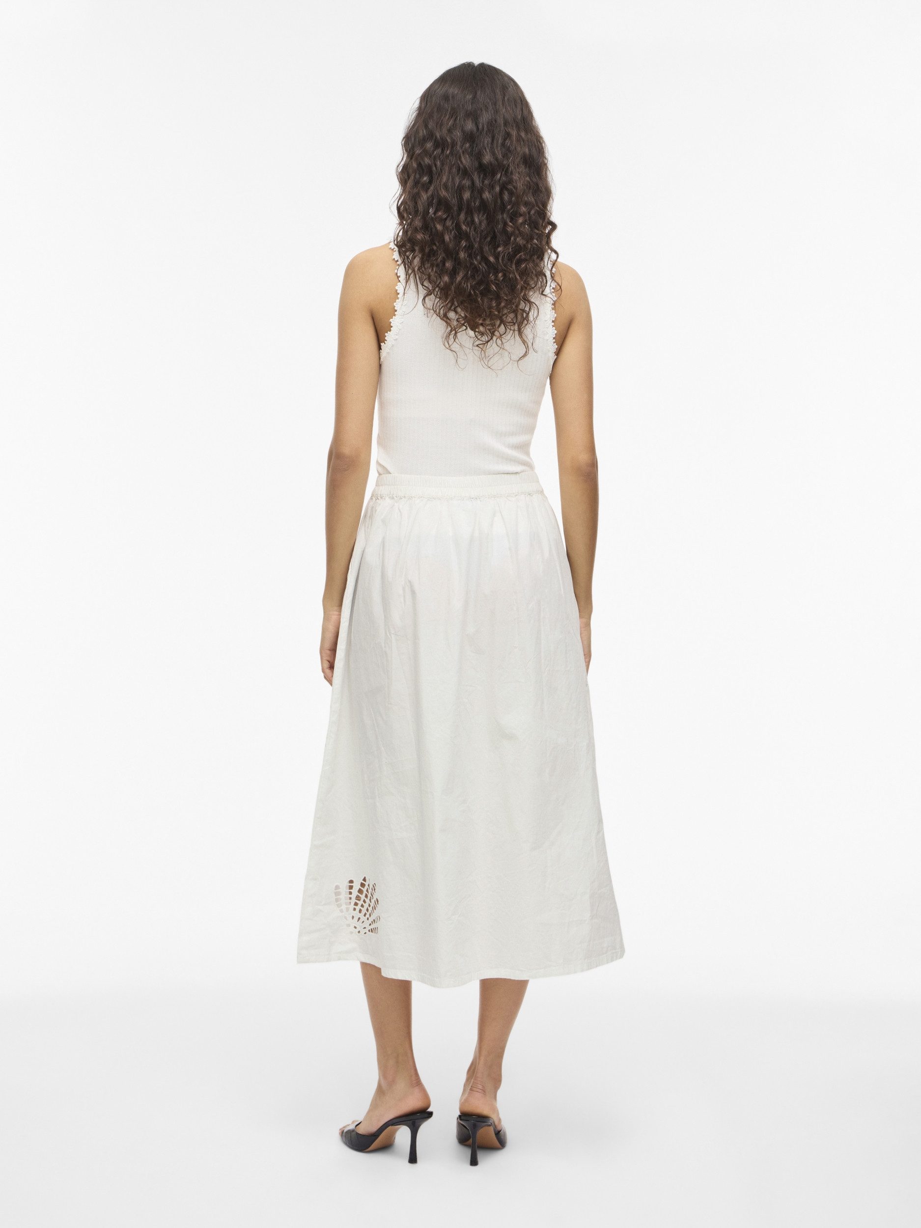 Vila A-Linien-Rock VILAYKI MIDI SKIRT/BFS