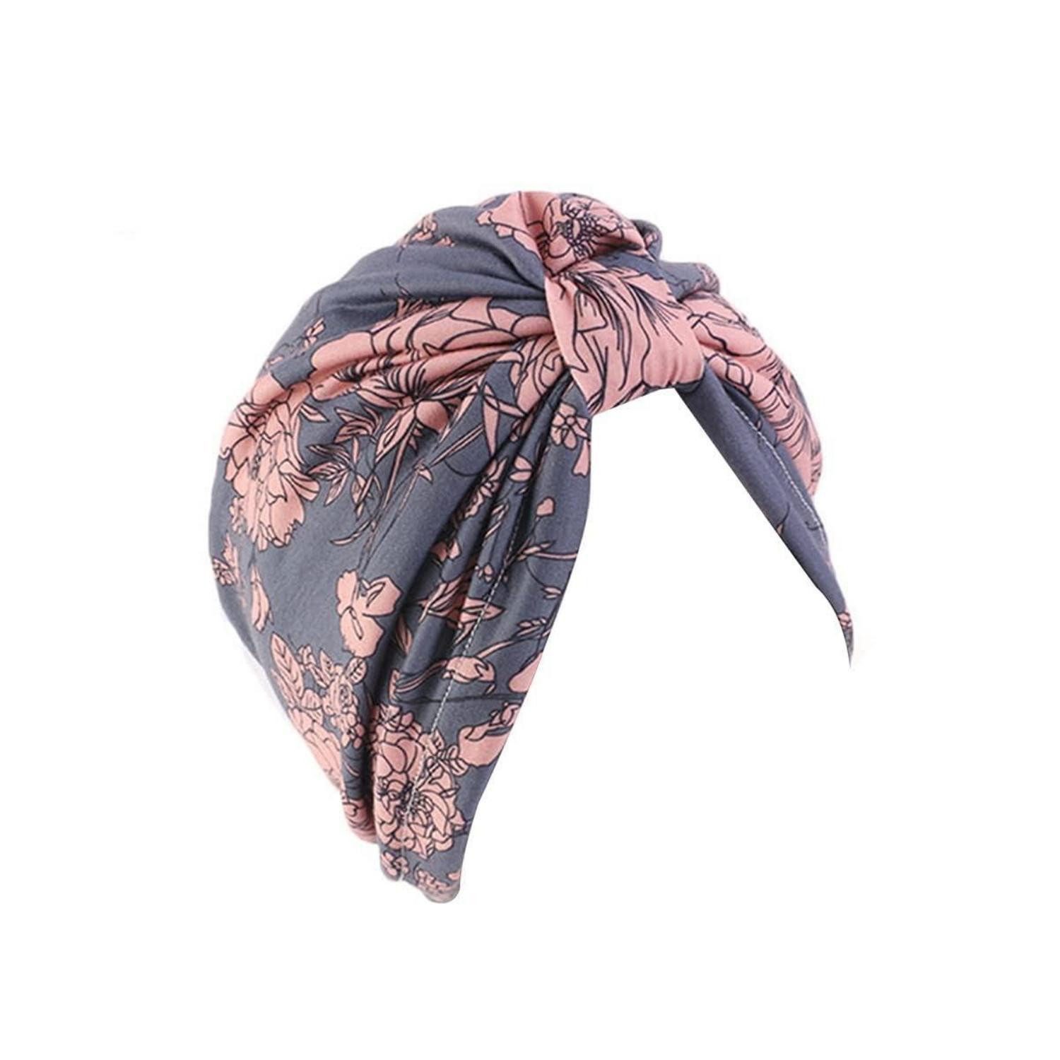LuxusKollektion Turban Chemo-Kopftuch Damen Turban Elastisch Plissee, (1-St)