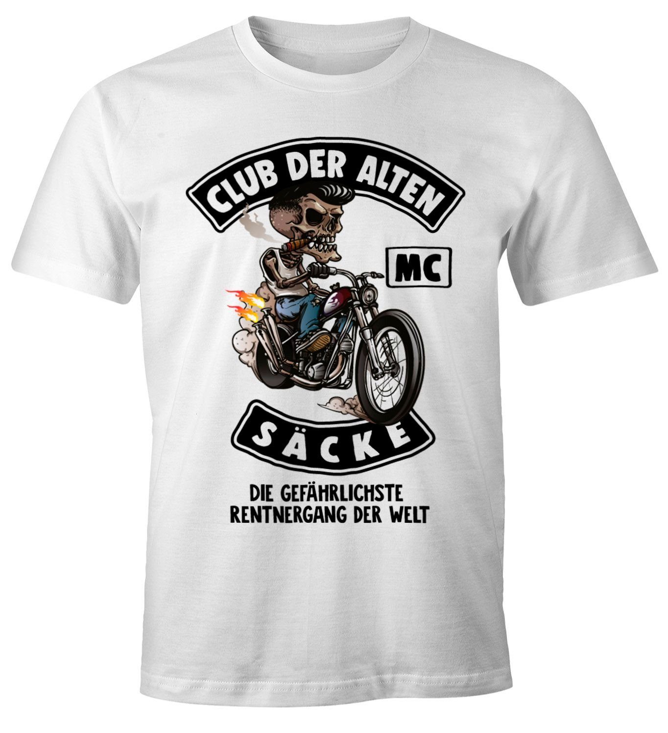 MoonWorks Print-Shirt Lustiges Herren T-Shirt Club günstig online kaufen