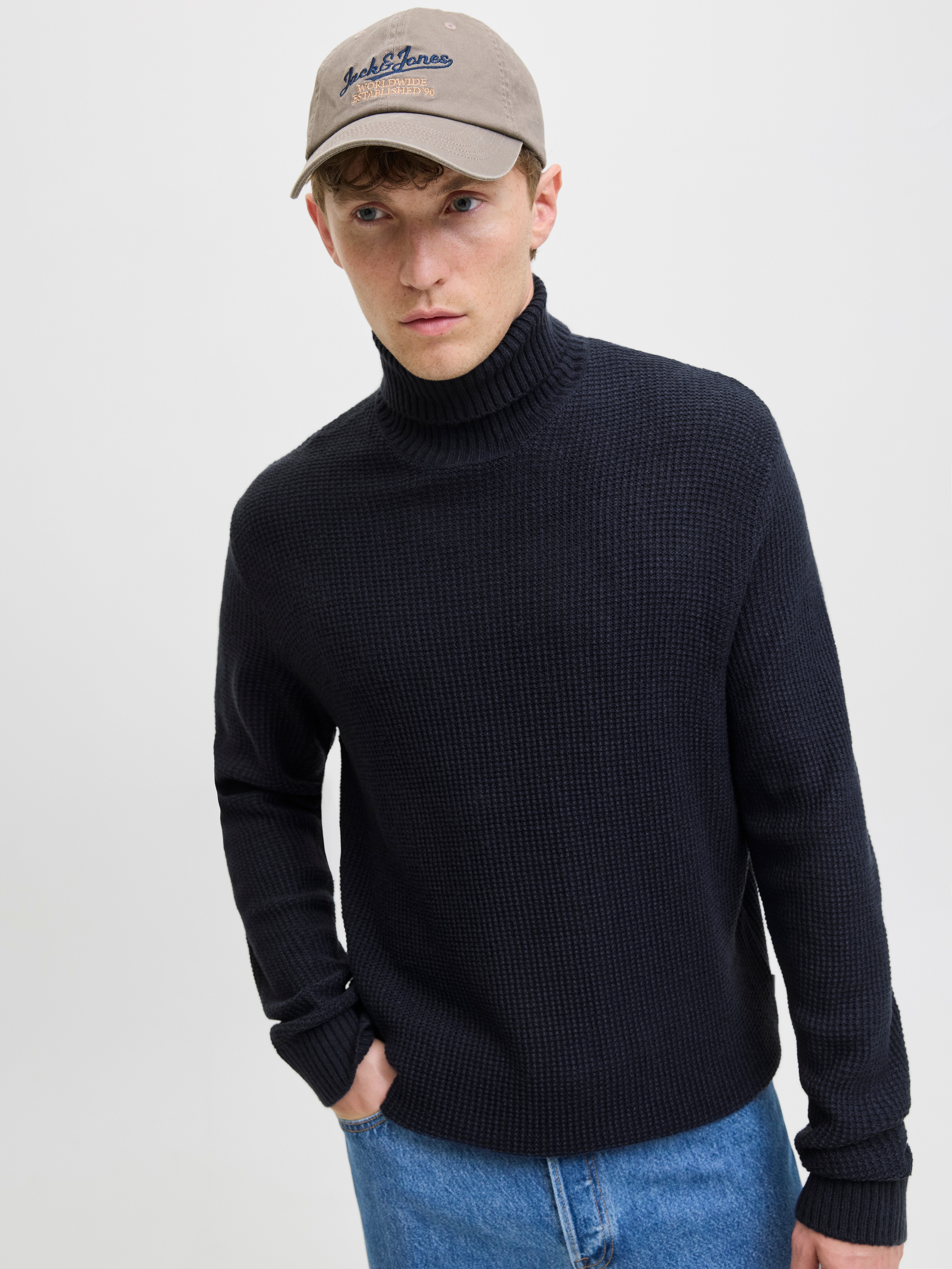 Jack & Jones Rollkragenpullover JJROY KNIT ROLL NECK AW25 günstig online kaufen
