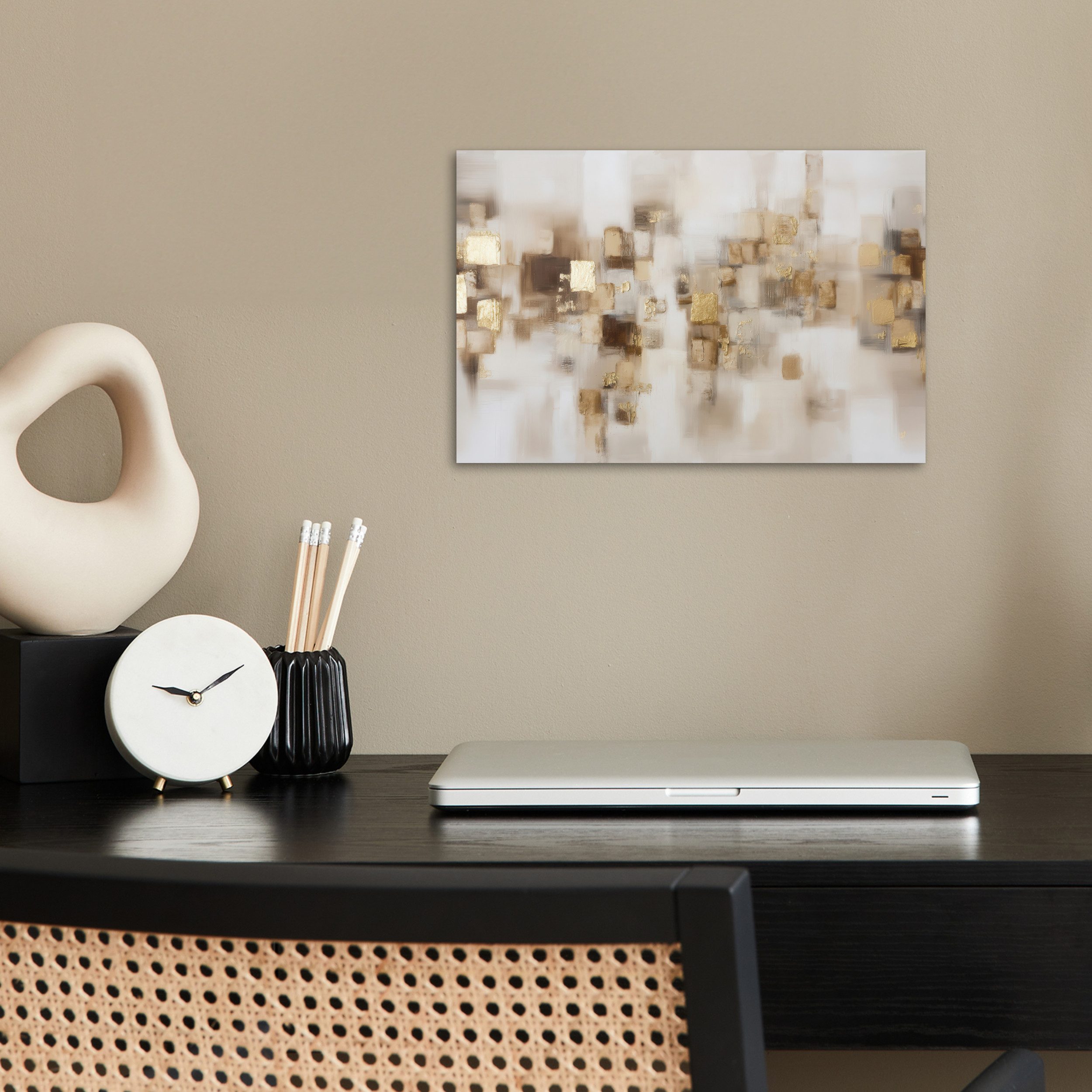 MuchoWow Poster Abstrakte Quadrate - Erdtöne günstig online kaufen