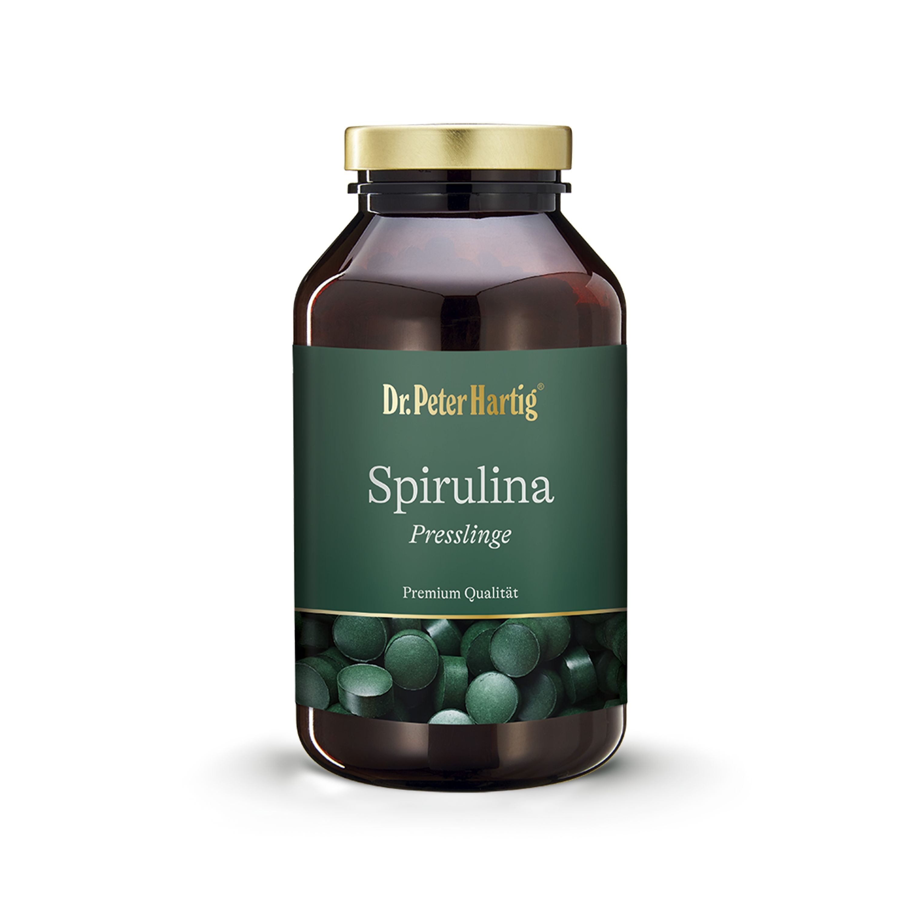 Dr. Peter Hartig Spirulina Premium, Mikroalgenpulver, Nährstoffe, Superfood, vegan, Presslinge, 720 Presslinge, à 144 g, Spirulina Premium 720 Presslinge Mikroalgenpulver Magnesium Calcium