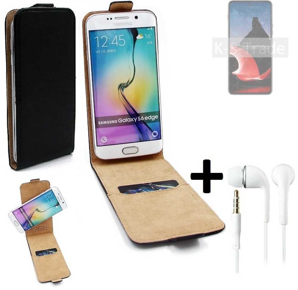 K-S-Trade Handyhülle für Motorola ThinkPhone, Handyhülle + Kopfhörer 360° Flipstyle Schutzhülle Smartphone