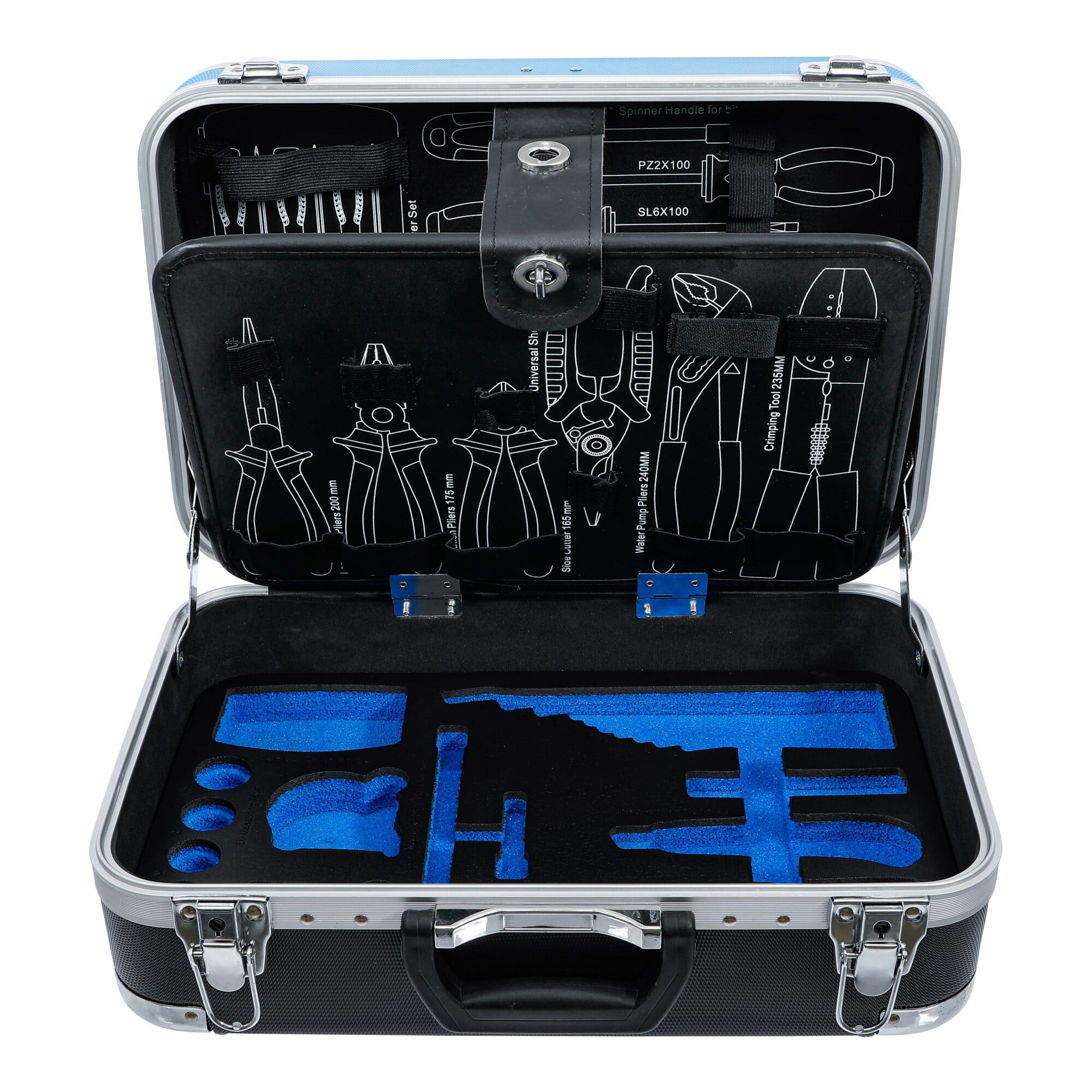 BGS technic Werkzeugkoffer BGS ABS Kunststoff-Leerkoffer zu Art. 15505 15505-1