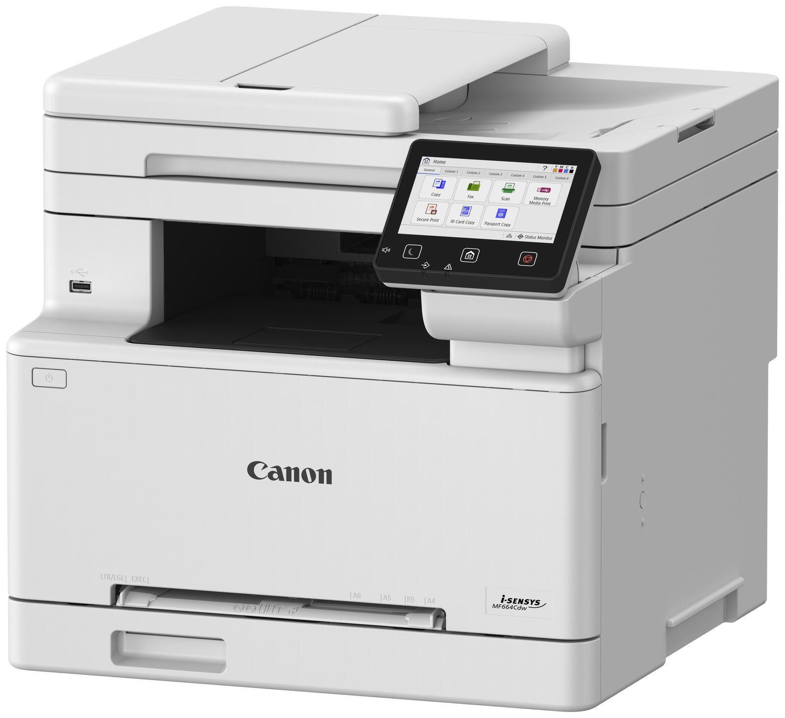 Canon i-SENSYS MF664Cdw Farblaserdrucker, (WLAN (Wi-Fi), LAN (Ethernet), Wi-Fi Direct, Multiffunktion-und Laserdrucker) – Bild 2 von 5
