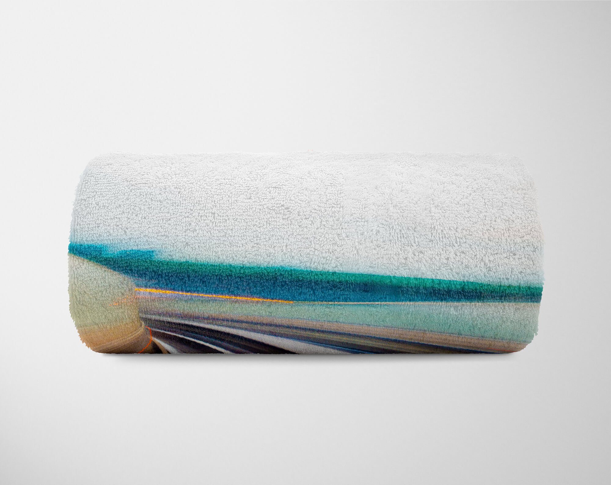 Abstrakt Handtücher Sinus Fotomotiv Saunatuch Kuscheldecke Kun, (1-St), mit Strandhandtuch Art Baumwolle-Polyester-Mix Handtuch Handtuch Geschwindigkeit
