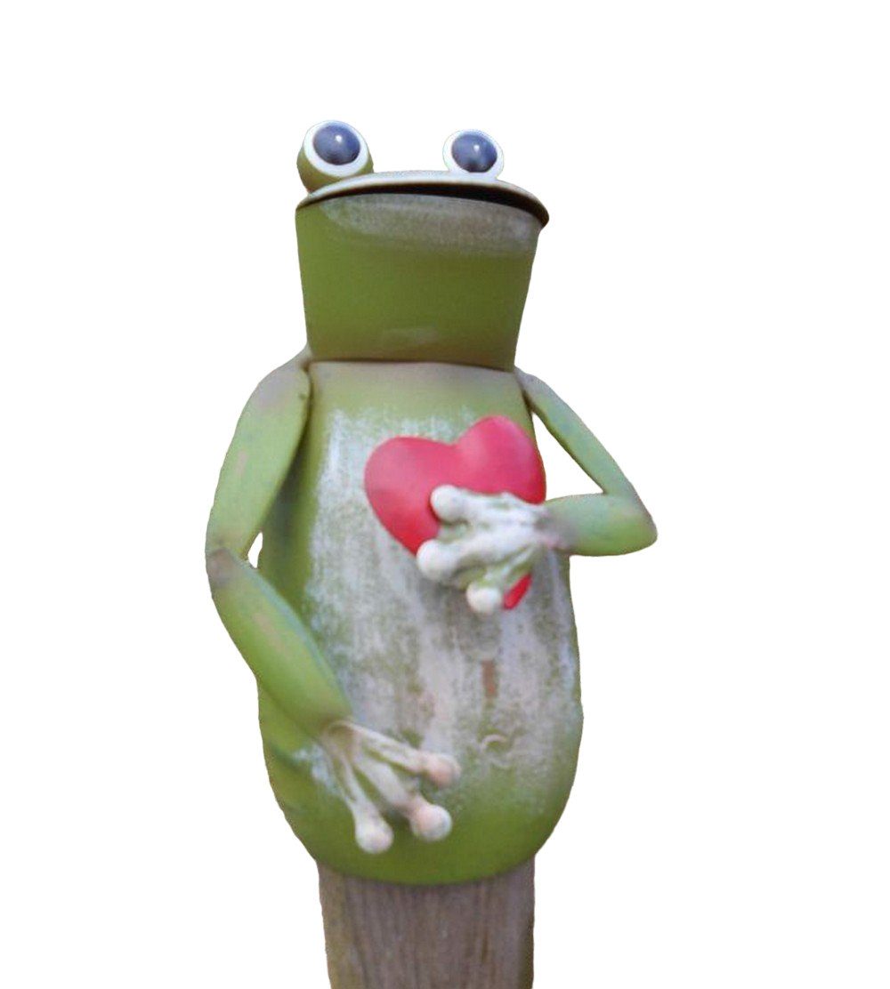 Deko-Impression Dekofigur Zaunfigur Zaunhocker Frosch mit günstig online kaufen
