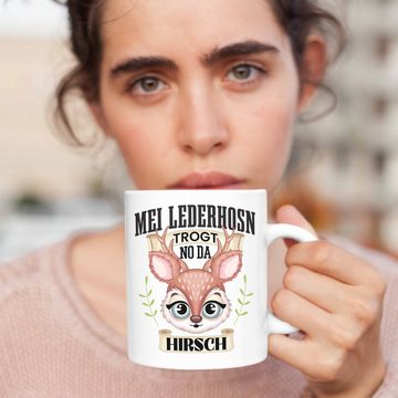 Trendation Tasse Oktoberfest Mei Lederhosn Trogt No Der Hirsch Lustiger Spruch Geschenk