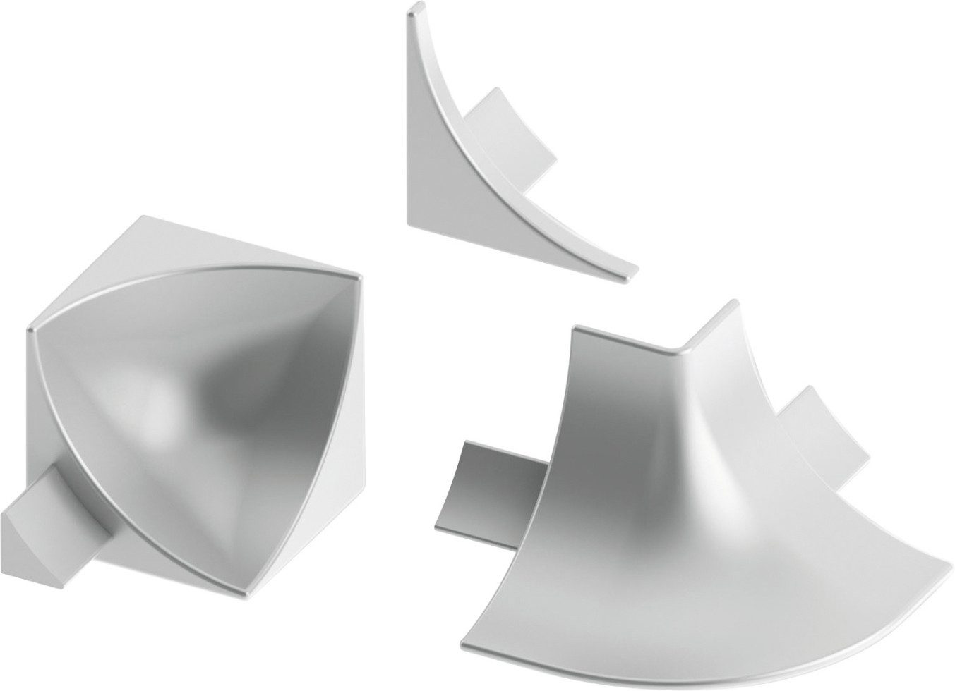 alfer Sockelleisten-Aussenecke alfer Zubehör-Set 12 mm 12 mm PVC (Kunststoff)