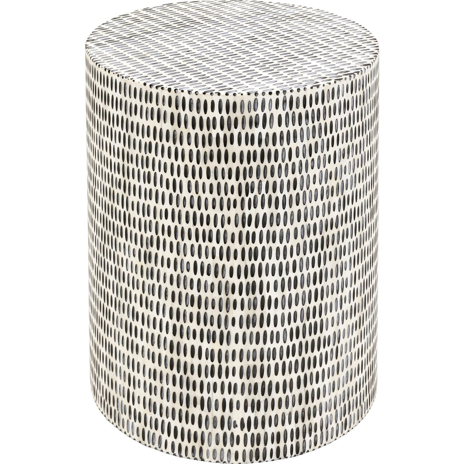 Kare Design Beistelltisch Piano, Intarsien-Muster